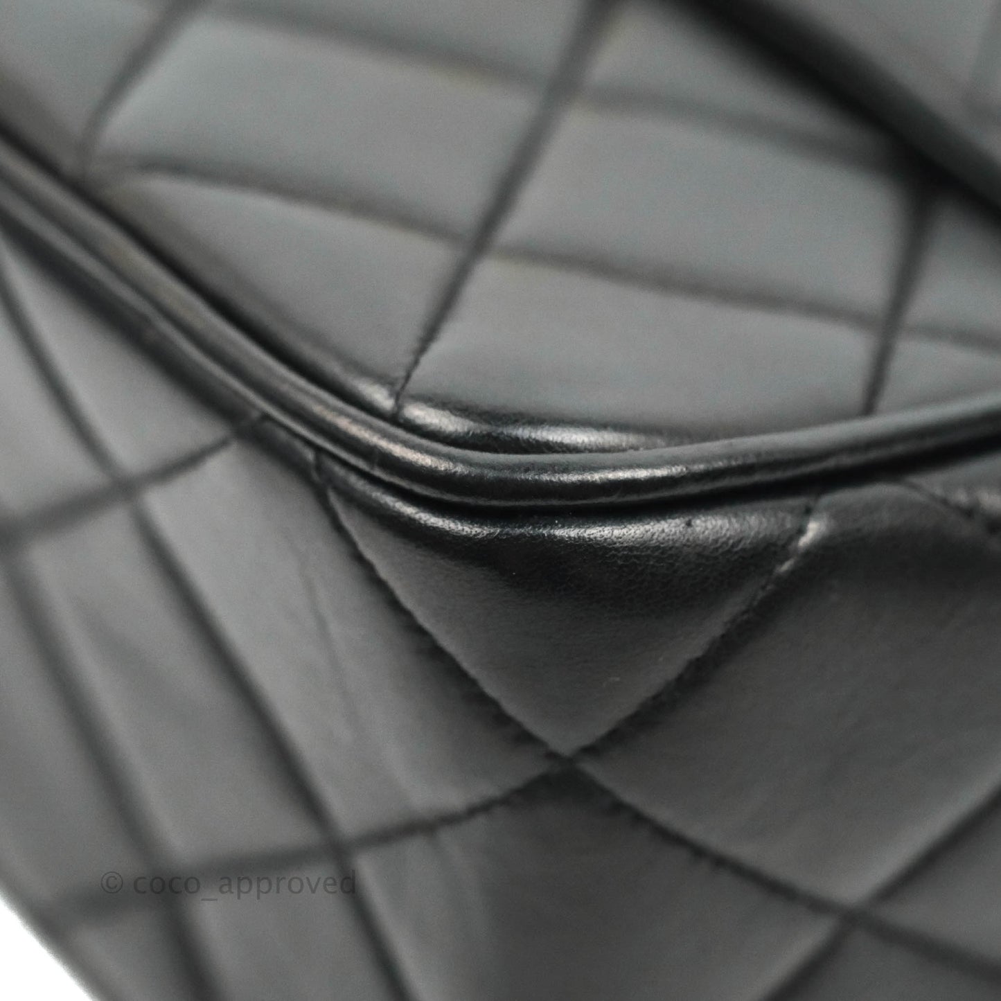 Chanel Quilted XL Vintage Black Lambskin Large 24K CC Bag