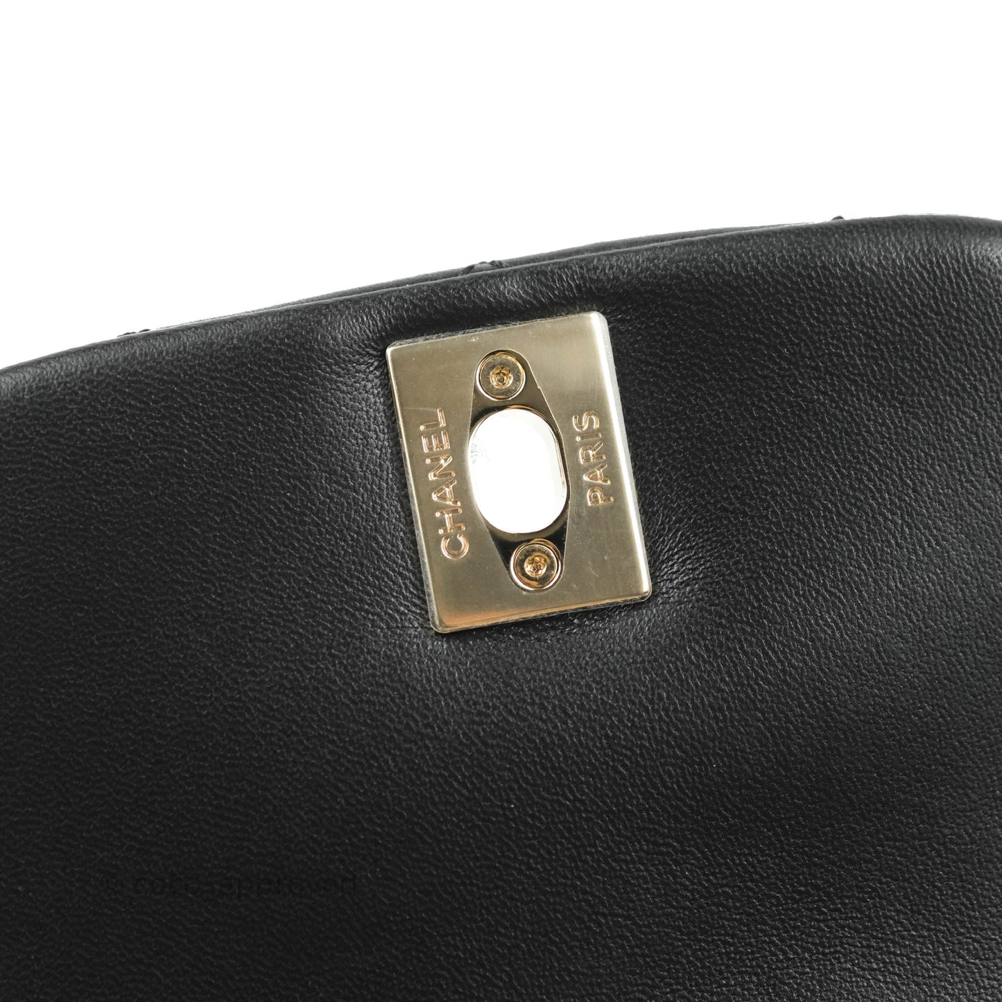 Chanel Quilted Small Duma Drawstring Backpack Black Lambskin 22A