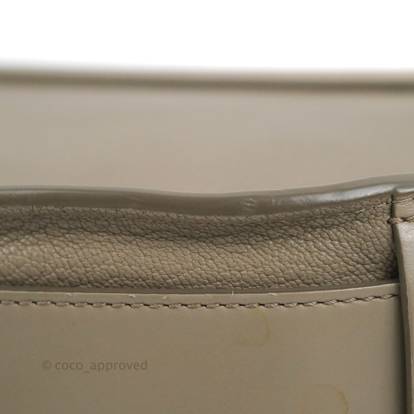 Chloé Small Tess Bag Motty Grey Grained Calfskin