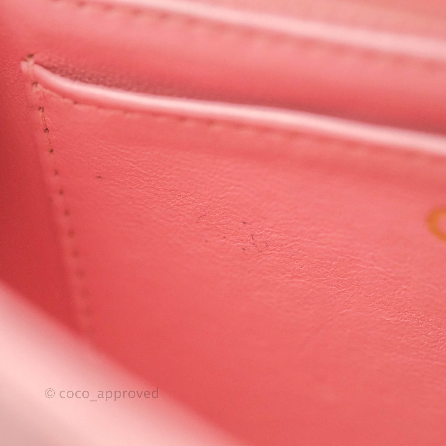 Chanel Quilted Vintage Mini Square Flap Pink Caviar Pink Hardware