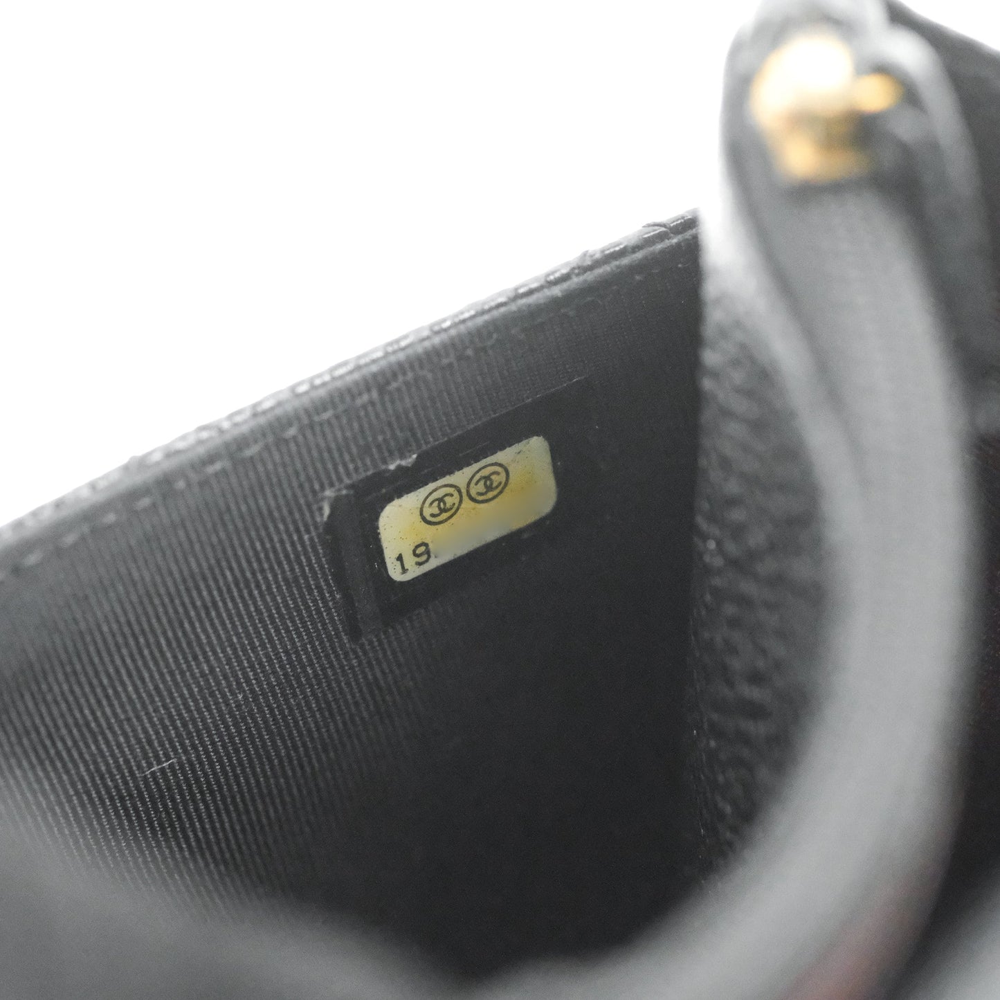 Chanel Quilted Classic WOC Black Caviar Gold Hardware