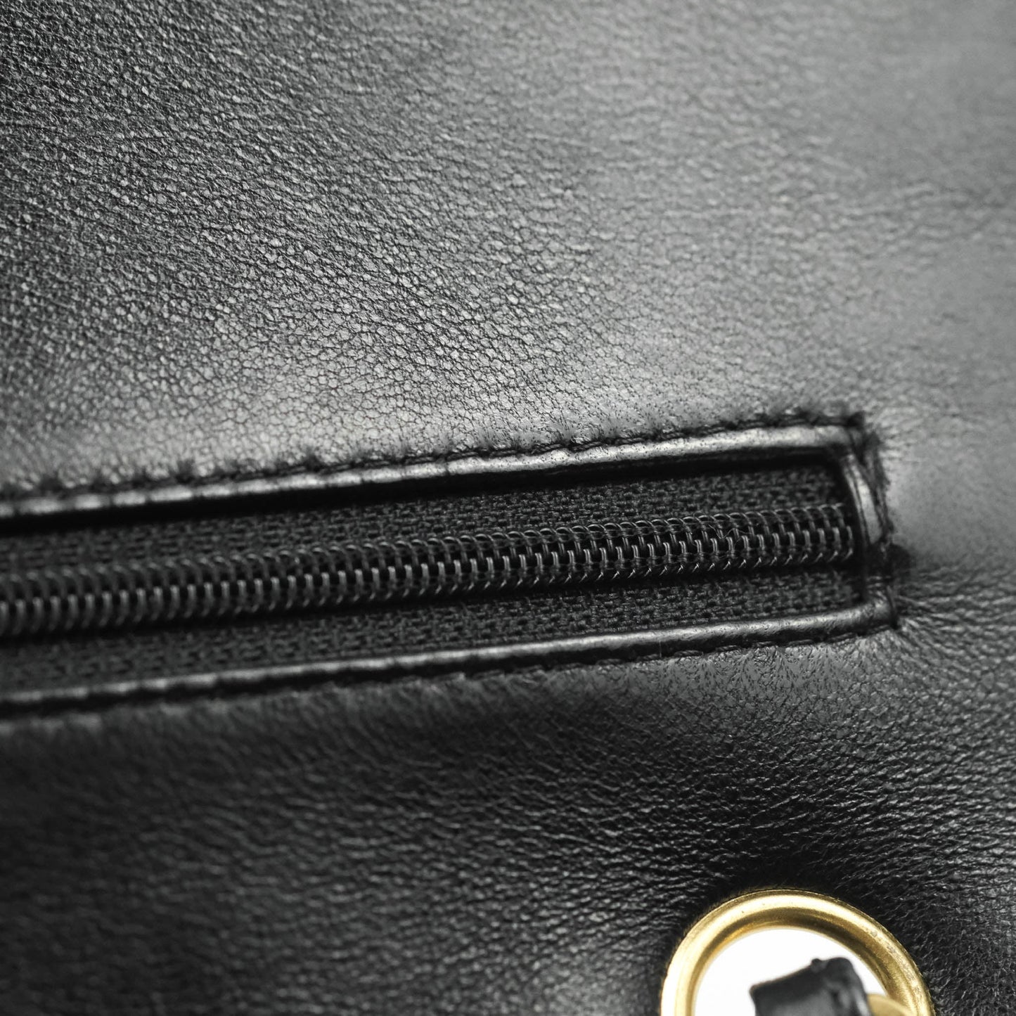 Chanel Jumbo Double Flap Black Lambskin Gold Hardware