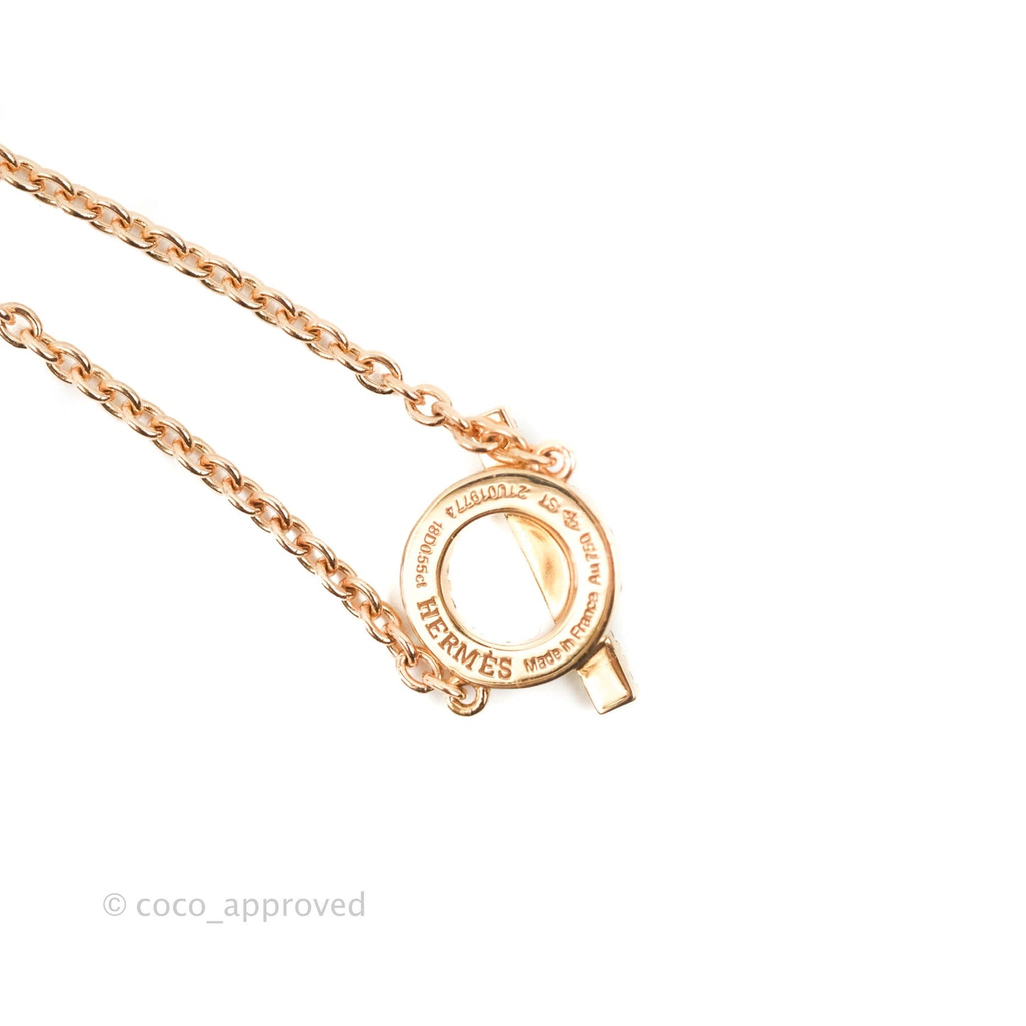 Hermès Finesse Bracelet Rose Gold