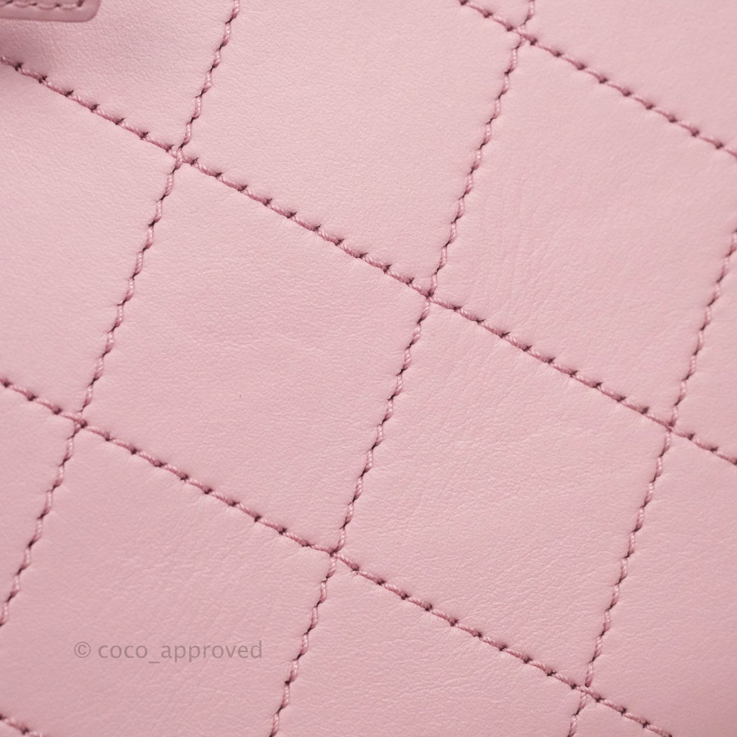 Chanel Stitched Ring My Bag Flap Crossbody Pink Calfskin