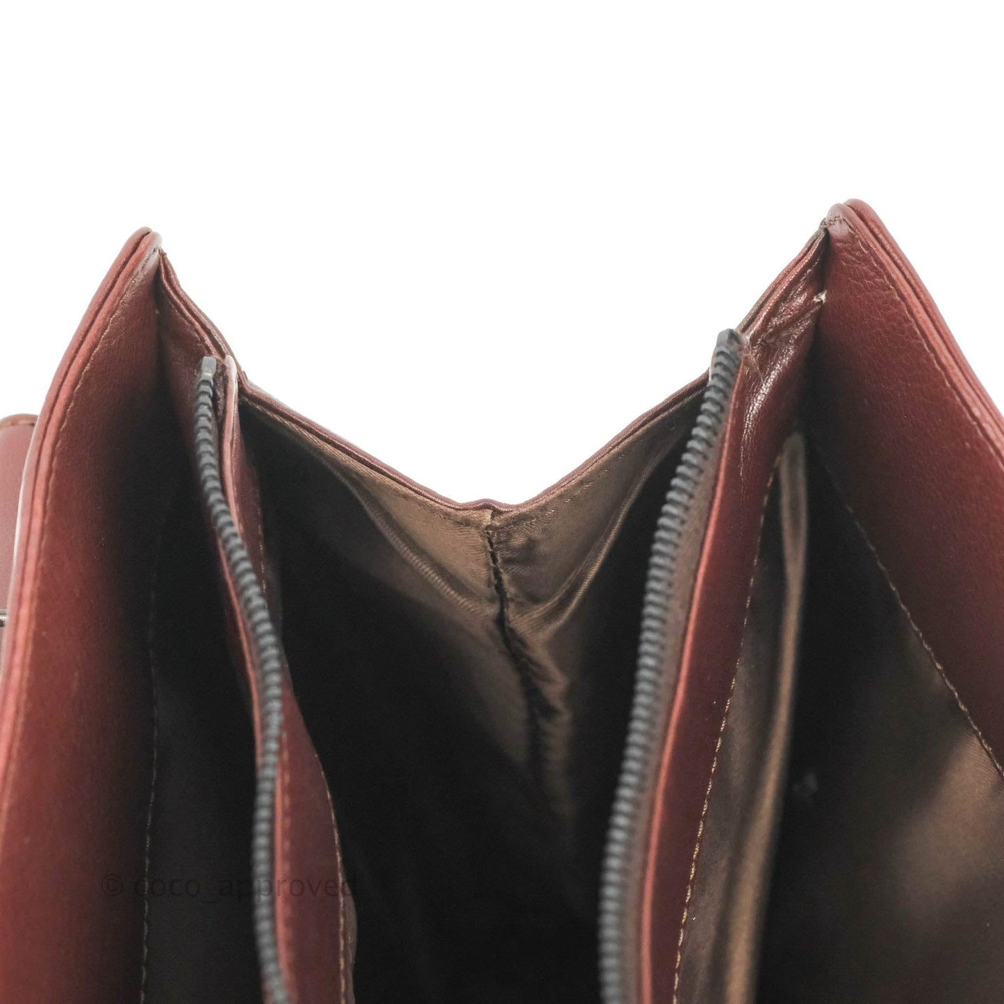 Chanel Vintage Burgundy Calfskin Tote Bag