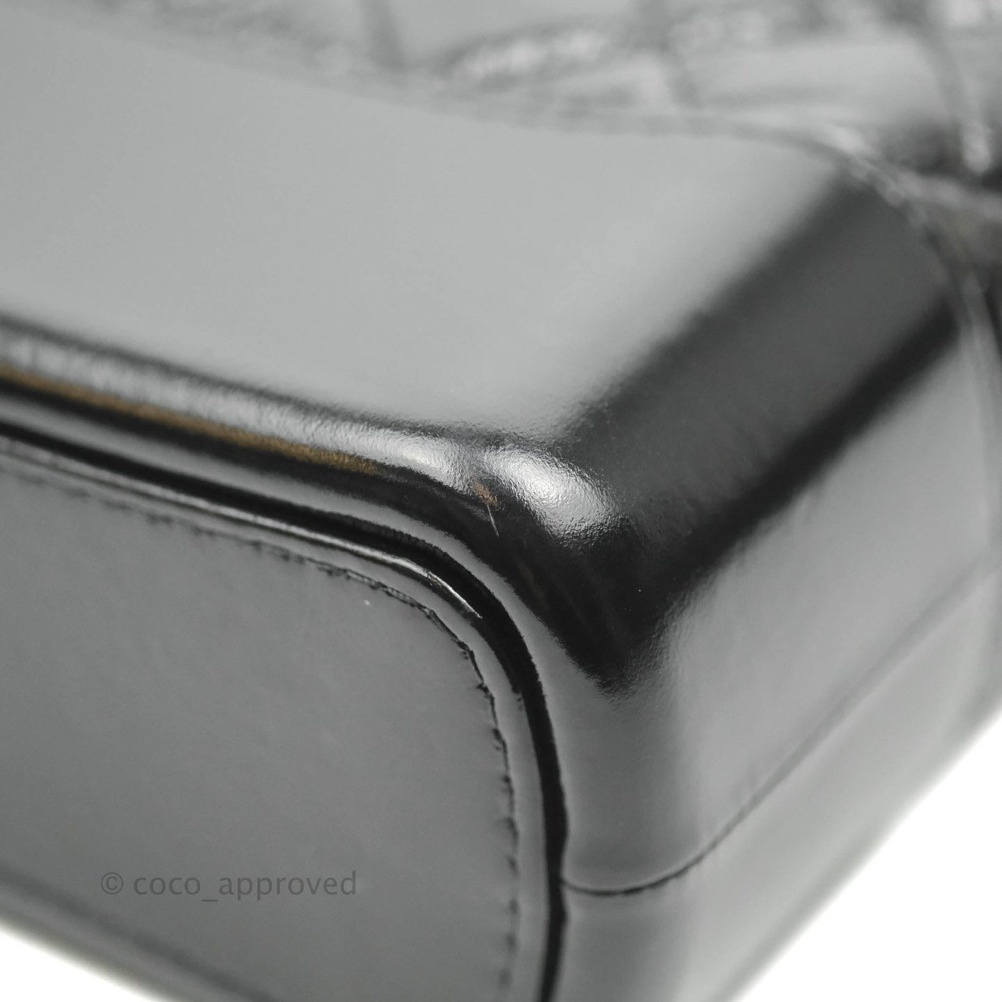 Chanel New Medium Gabrielle Hobo Black Shiny Aged Calfskin Mixed Hardware 20A