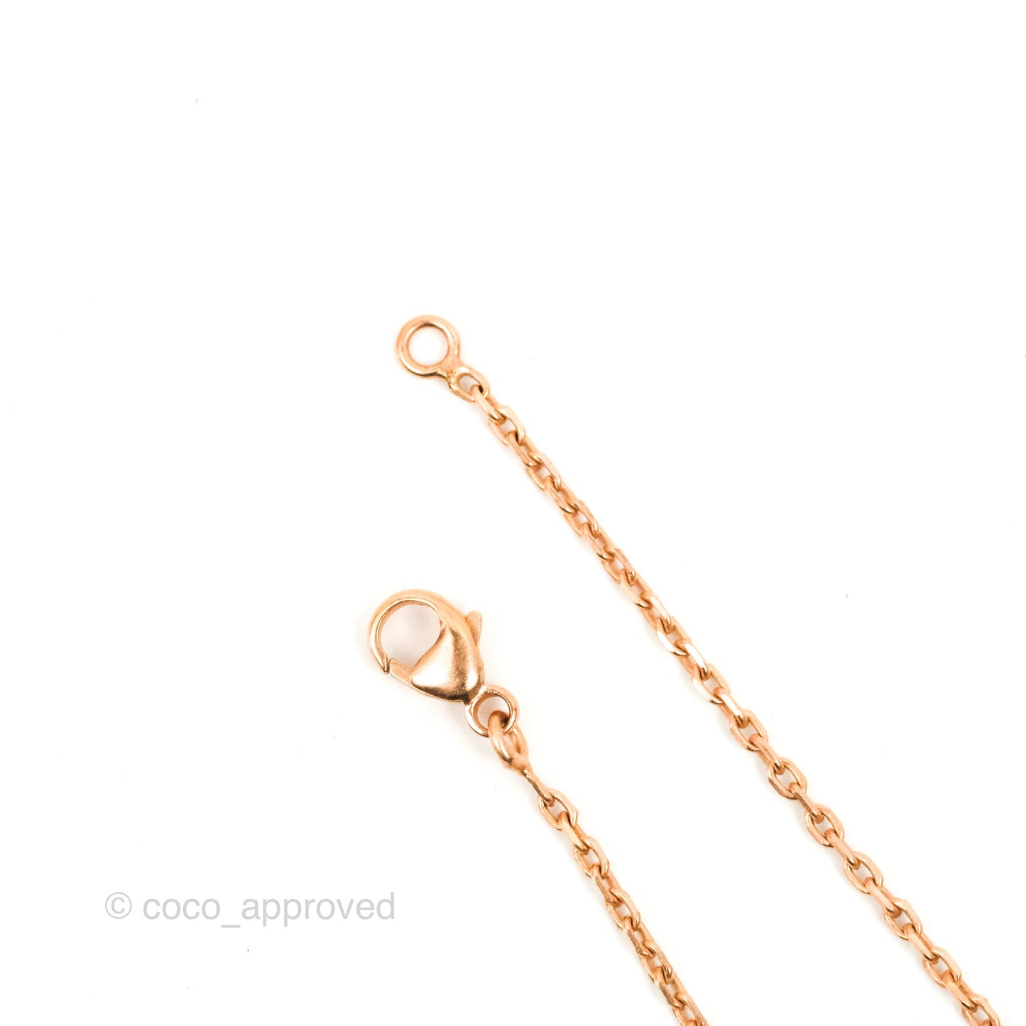 Hermès Pop H Pendant Necklace Pink Gold Hardware