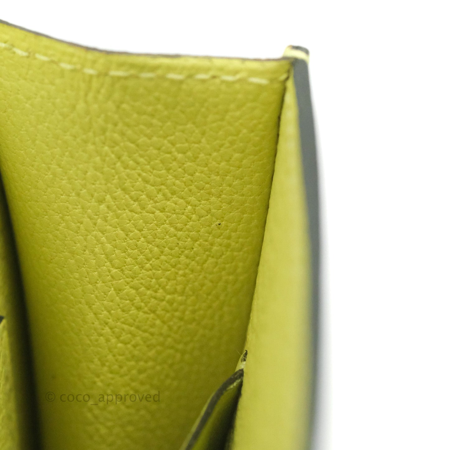 Hermès Roulis Slim Wallet Chevre Mysore Jaune Bourgeon Gold Hardware