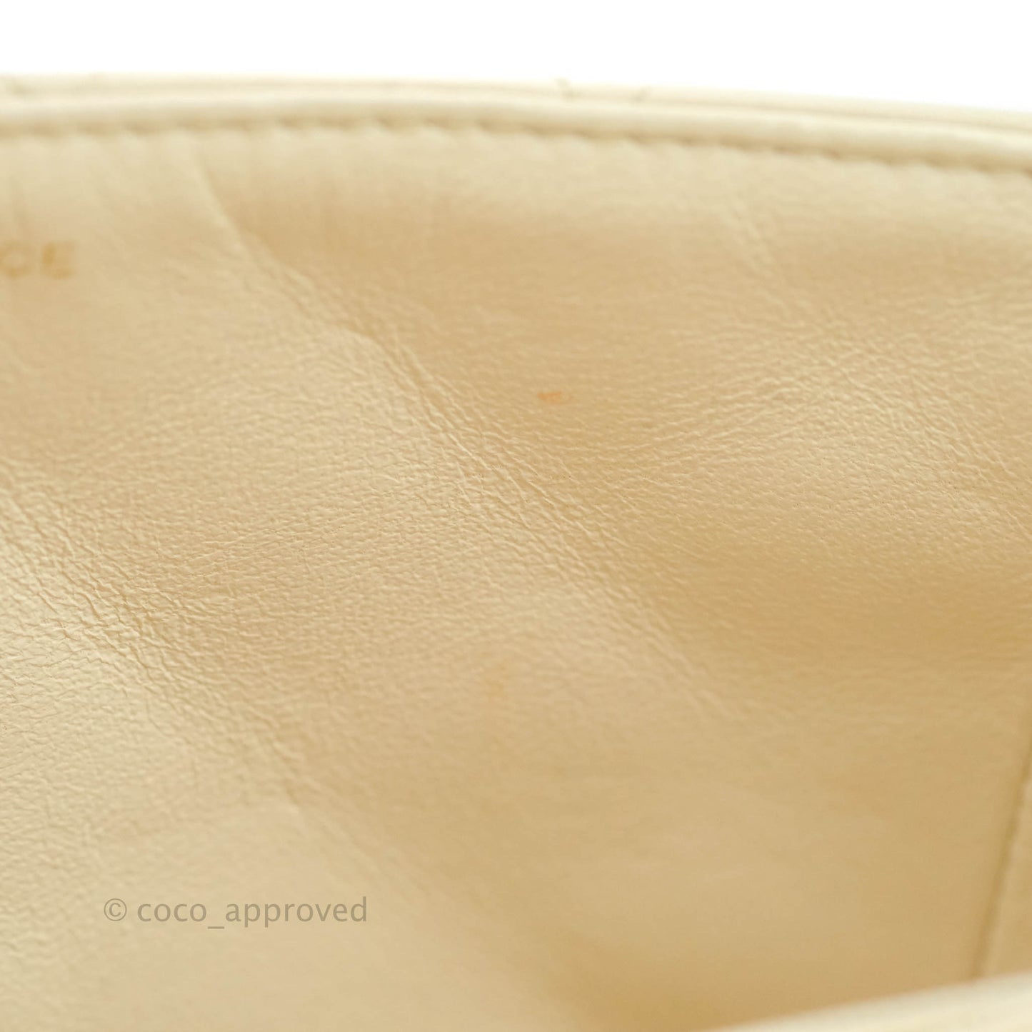 Chanel Vintage Mini Square Beige Lambskin 24K Gold Hardware