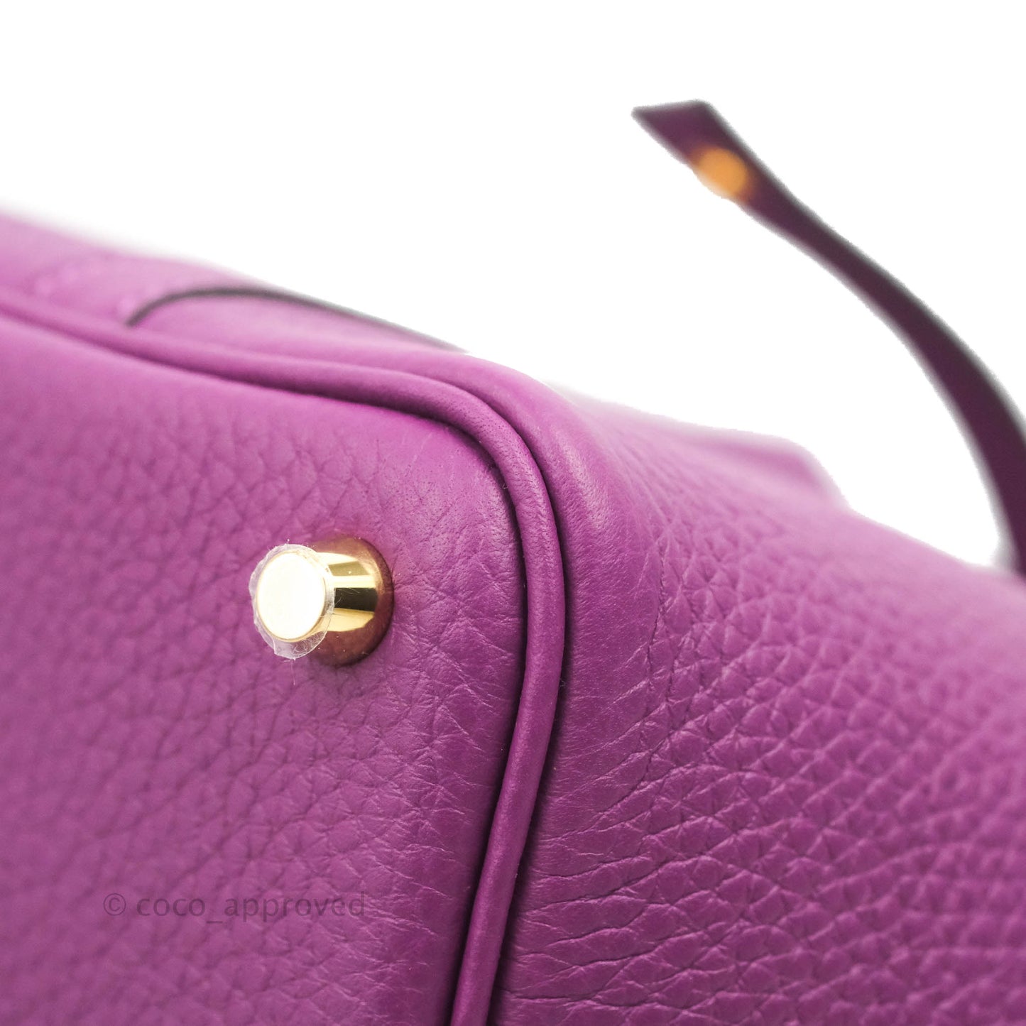 Hermès Picotin Lock 18 P9 Anemone Clemence Gold Hardware