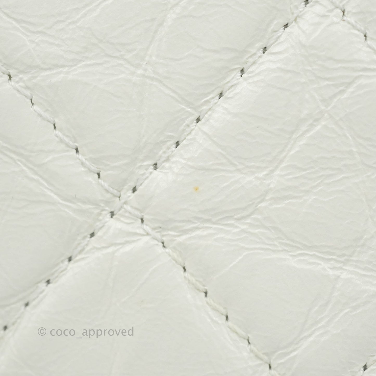 Chanel Small Gabrielle Backpack White Black Aged Calfskin