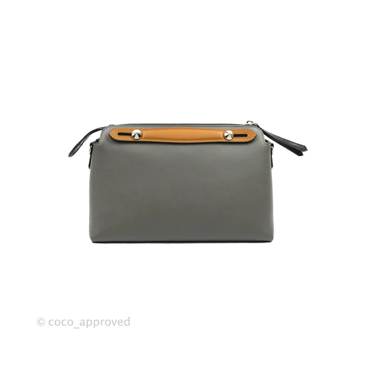 Fendi Medium By The Way Multicolour grey/Tan Grained Leather