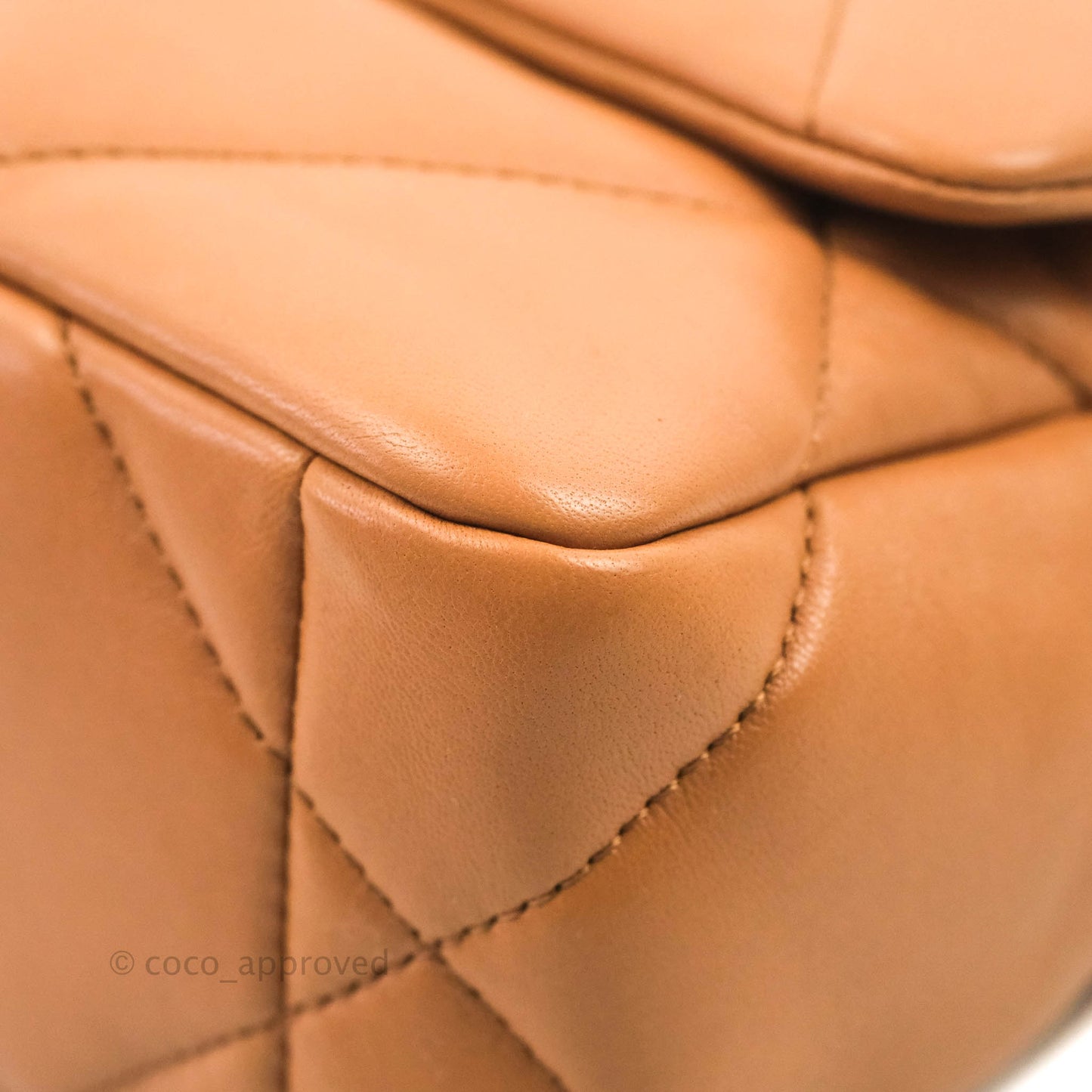 Chanel 19 Small Caramel Dark Beige Lambskin Mixed Hardware 21K