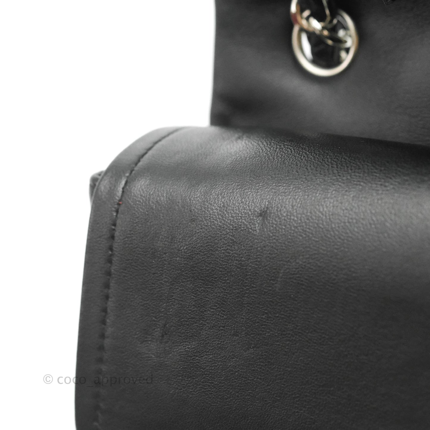 Chanel Jumbo Double Flap Black Lambskin Silver Hardware⁣⁣