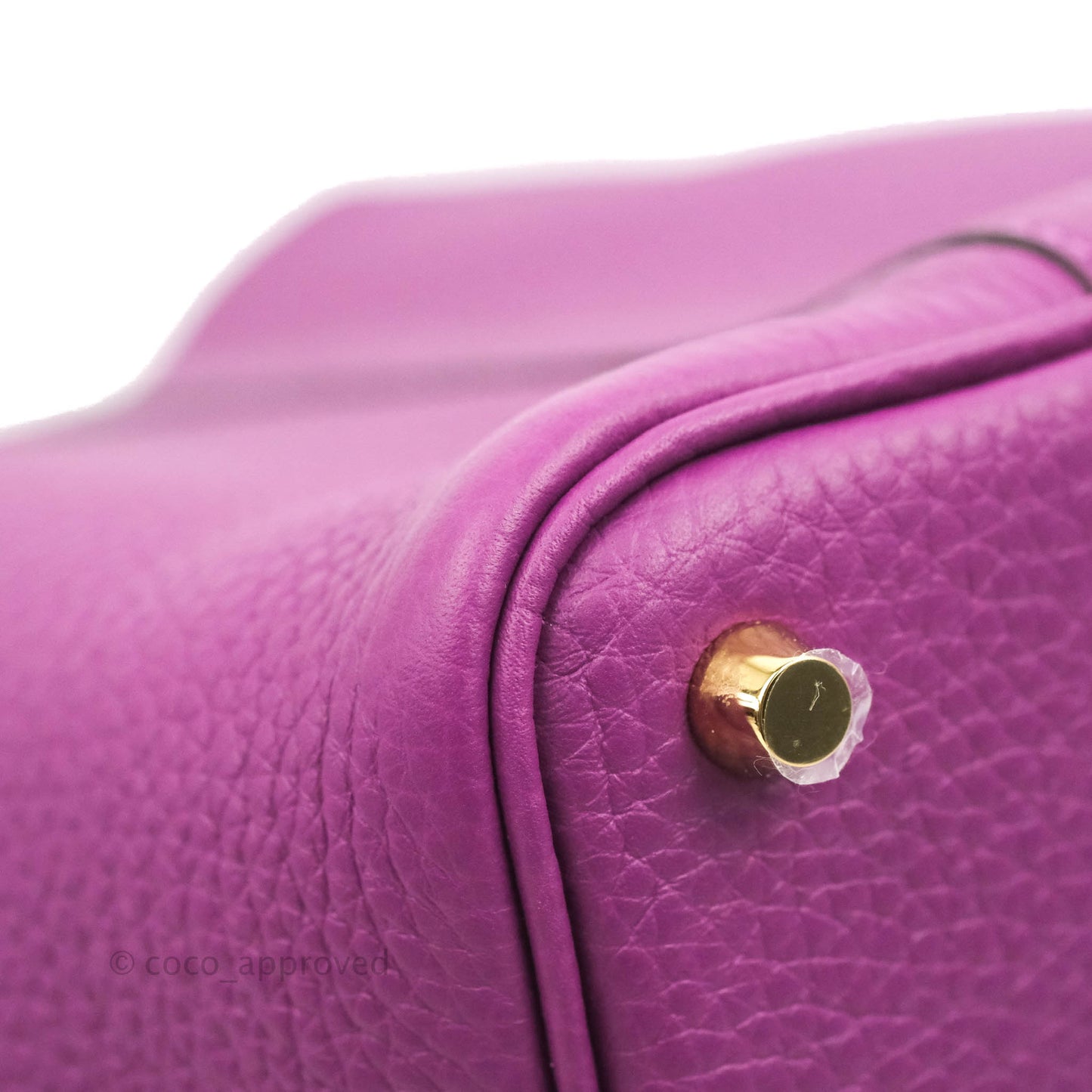 Hermès Picotin Lock 18 P9 Anemone Clemence Gold Hardware
