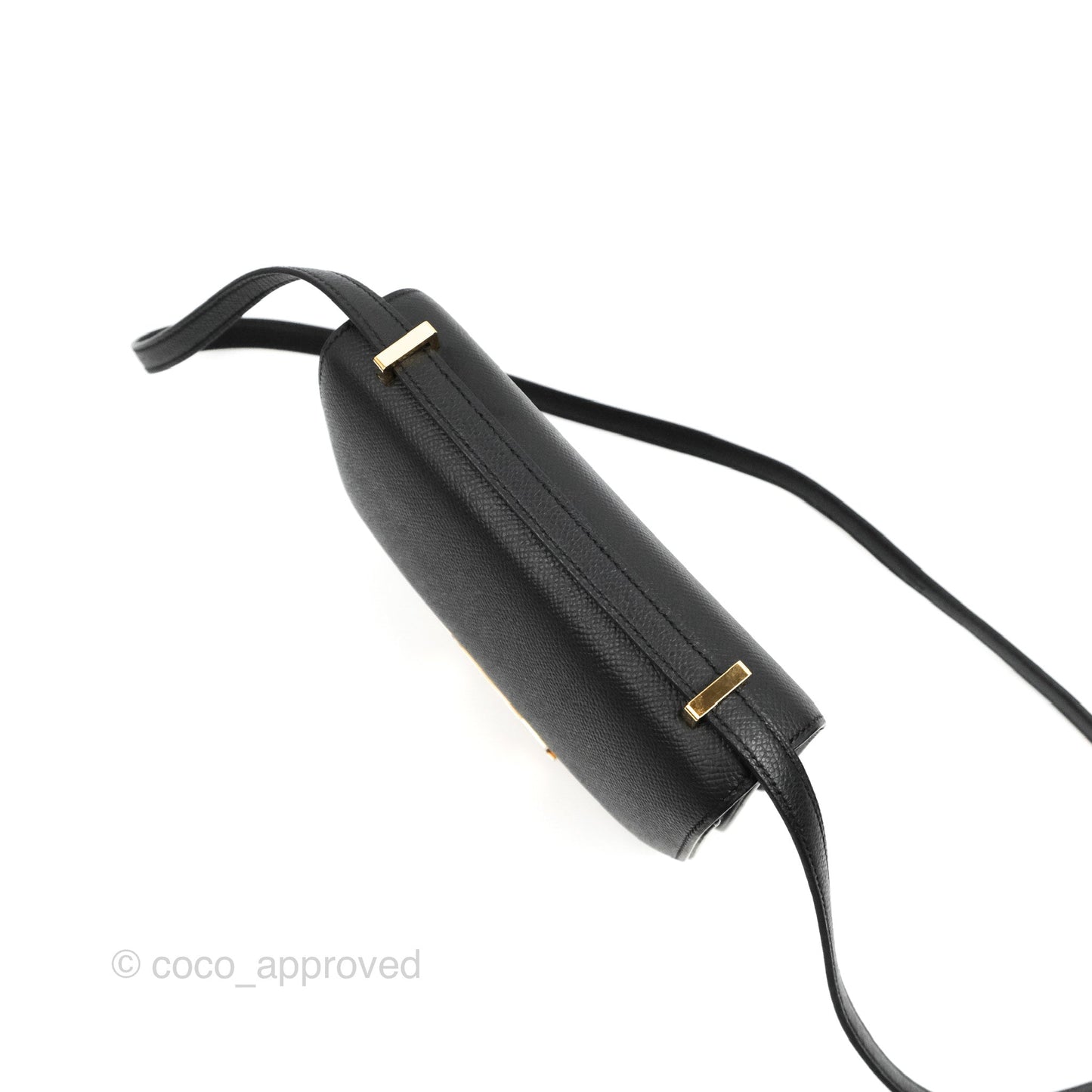 Hermès Constance Mini 18cm Black Epsom Rose Gold Hardware