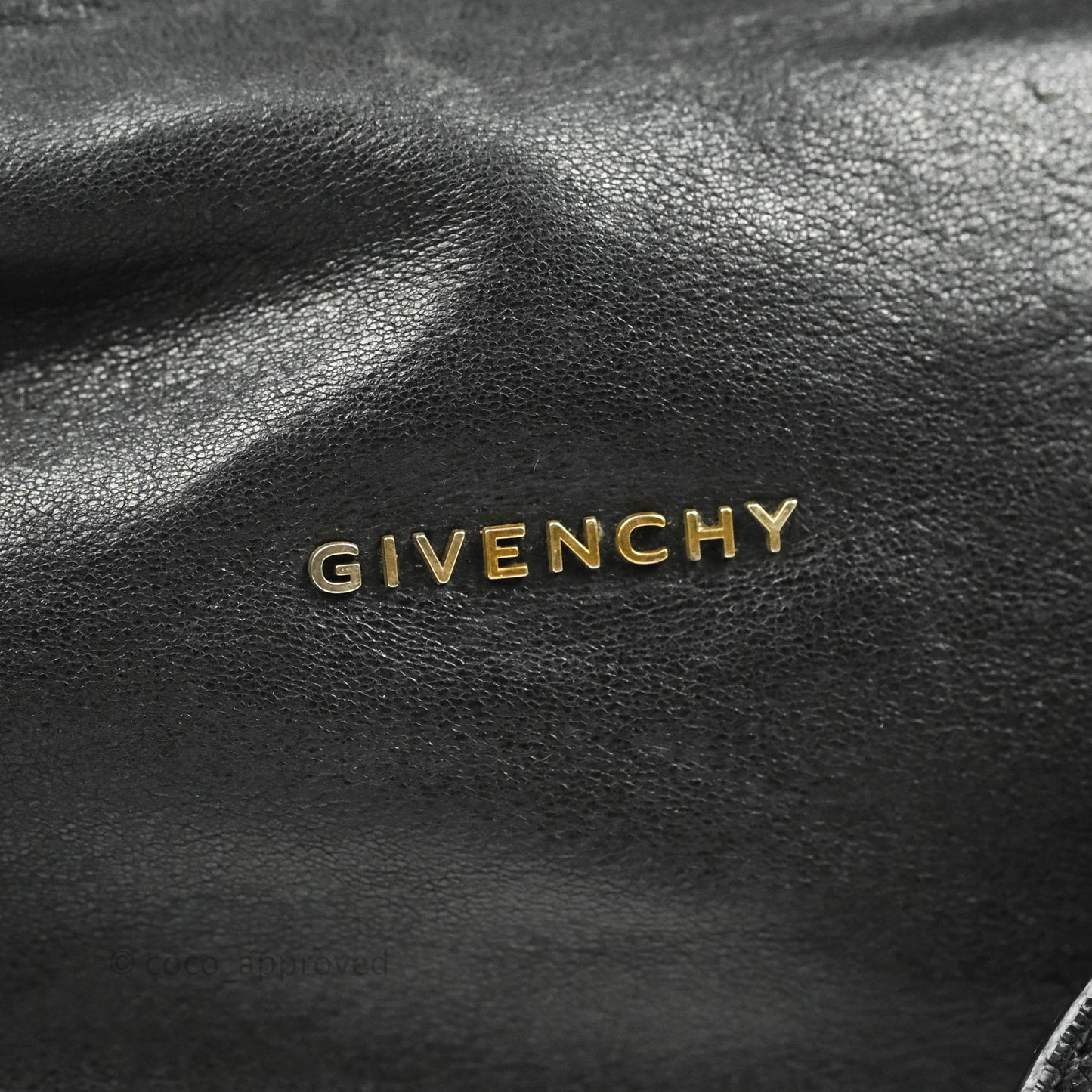 Givenchy Pandora Medium Black Leather Shoulder Bag