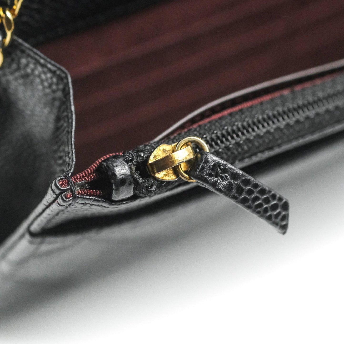 Chanel Quilted Classic WOC Black Caviar Gold Hardware