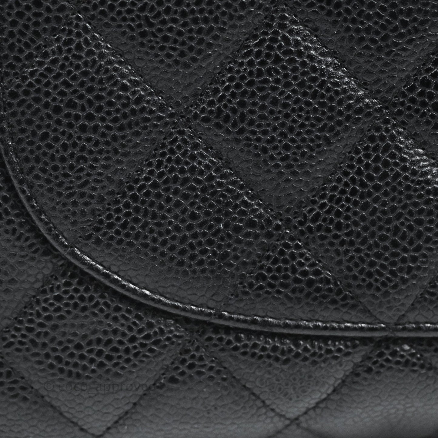 Chanel Jumbo Double Flap Black Caviar Silver Hardware⁣⁣