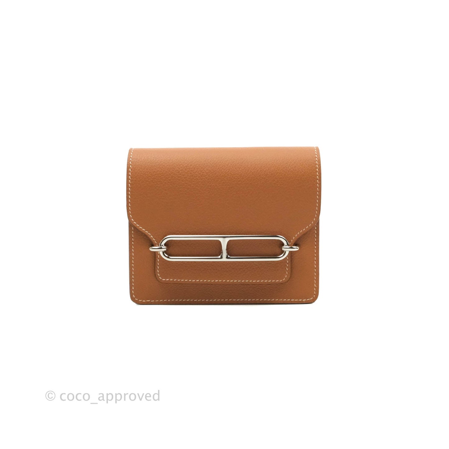 Hermès Roulis Slim Wallet Gold Palladium Hardware