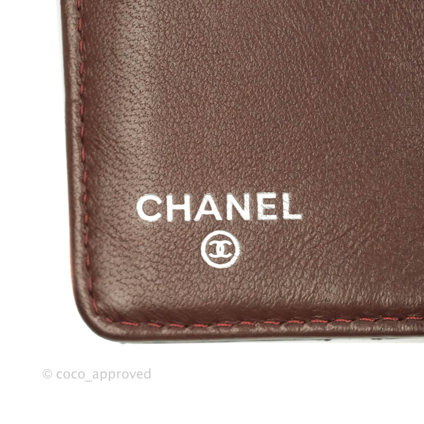 Chanel Quilted Flap Long Wallet Black Lambskin Silver Hardware