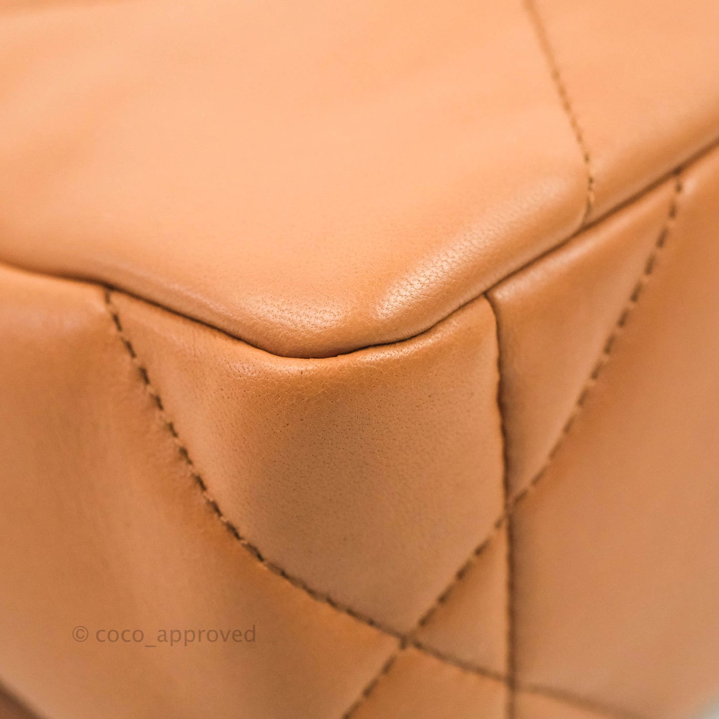 Chanel 19 Small Caramel Dark Beige Lambskin Mixed Hardware 21K