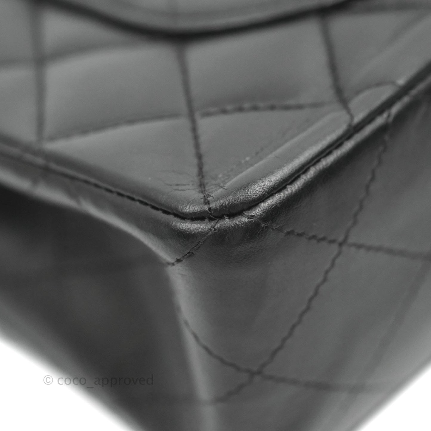 Chanel Small Classic Quilted Flap Black Lambskin Silver Hardware