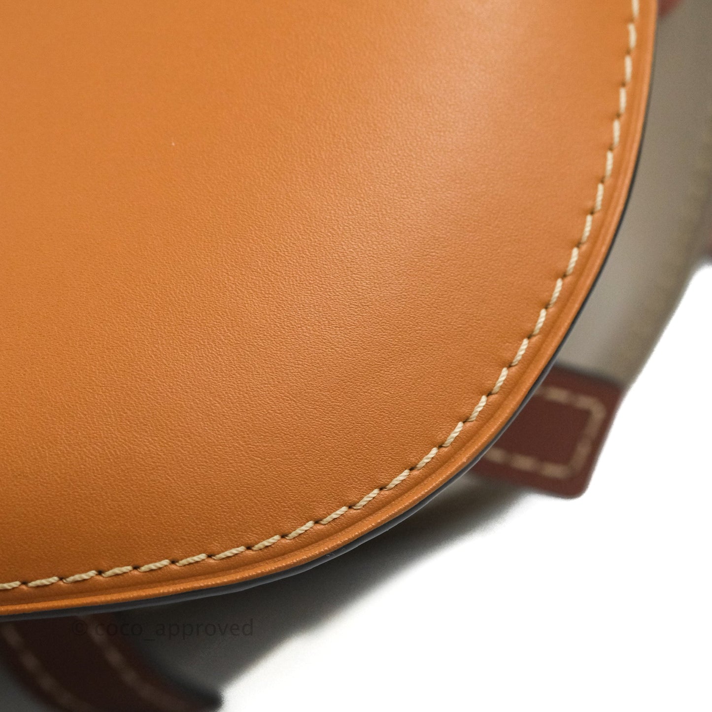 Loewe Small Gate Bag Smooth Calfskin Amber/Light Grey/Rust