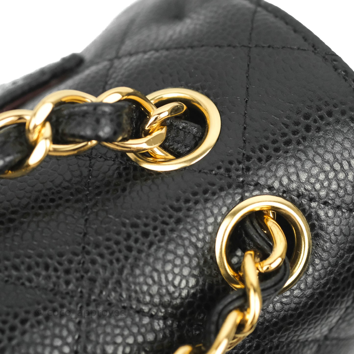 Chanel Jumbo Double Flap Black Caviar Gold Hardware⁣⁣