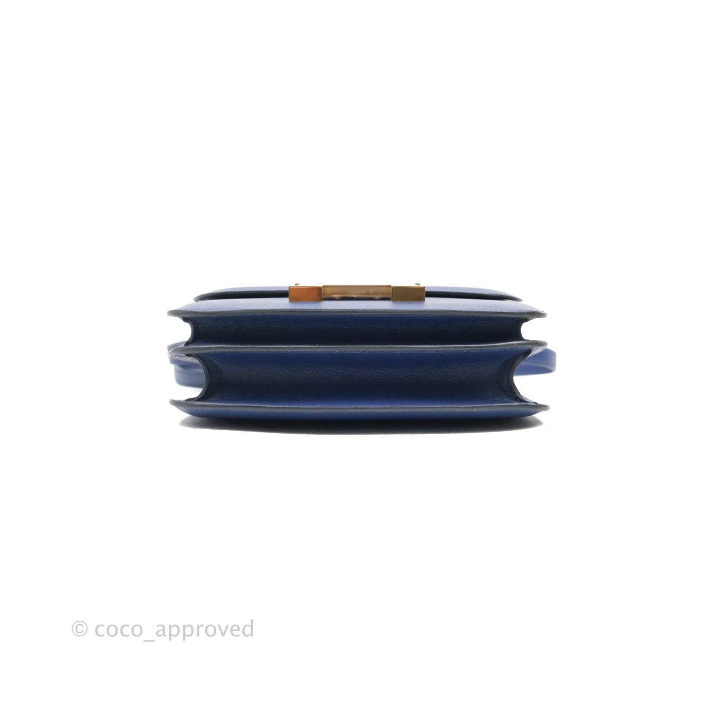 Hermès Constance Mini 18cm Bleu Saphir Epsom Gold Hardware