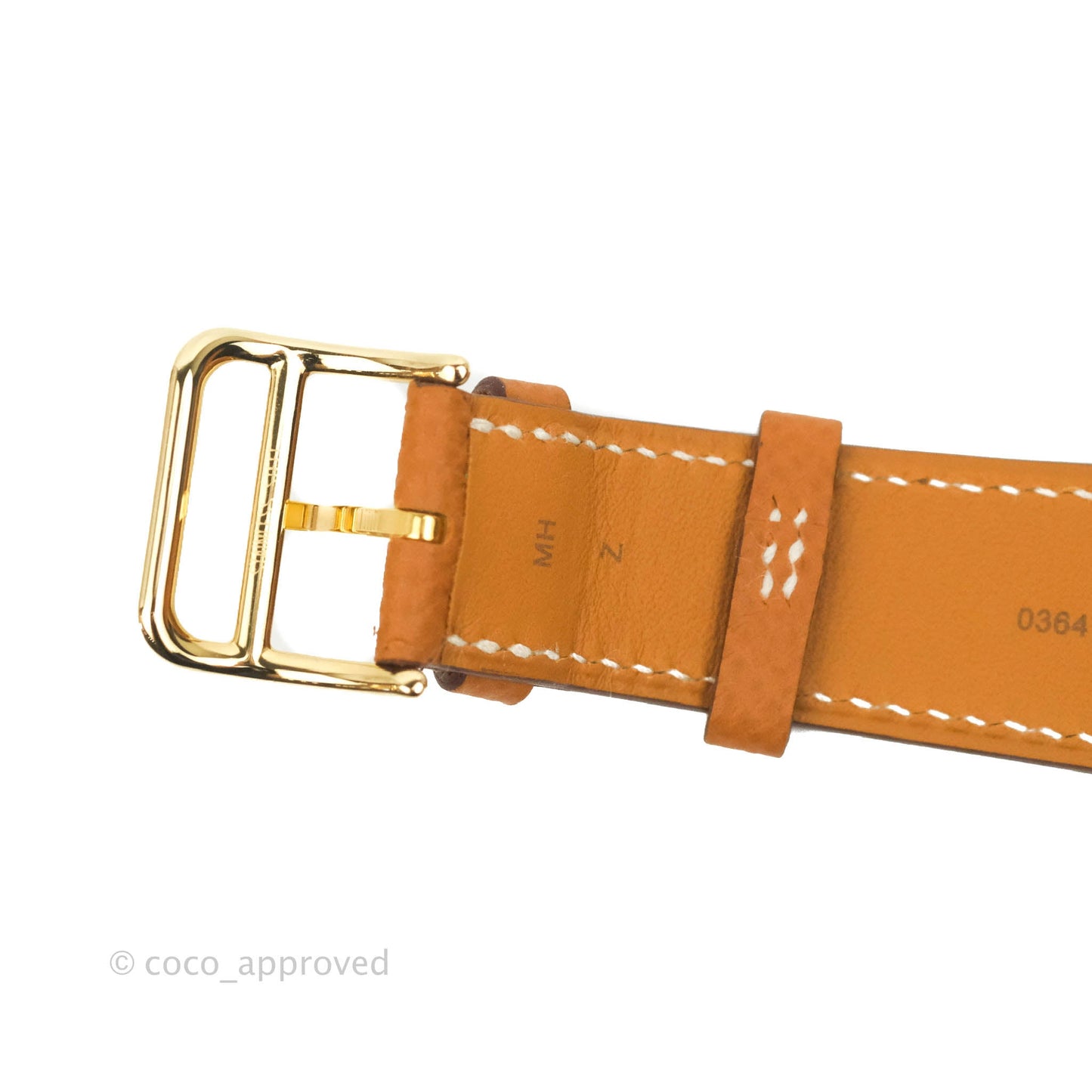 Hermès Heure H PM Watch Gold Epsom Gold Hardware