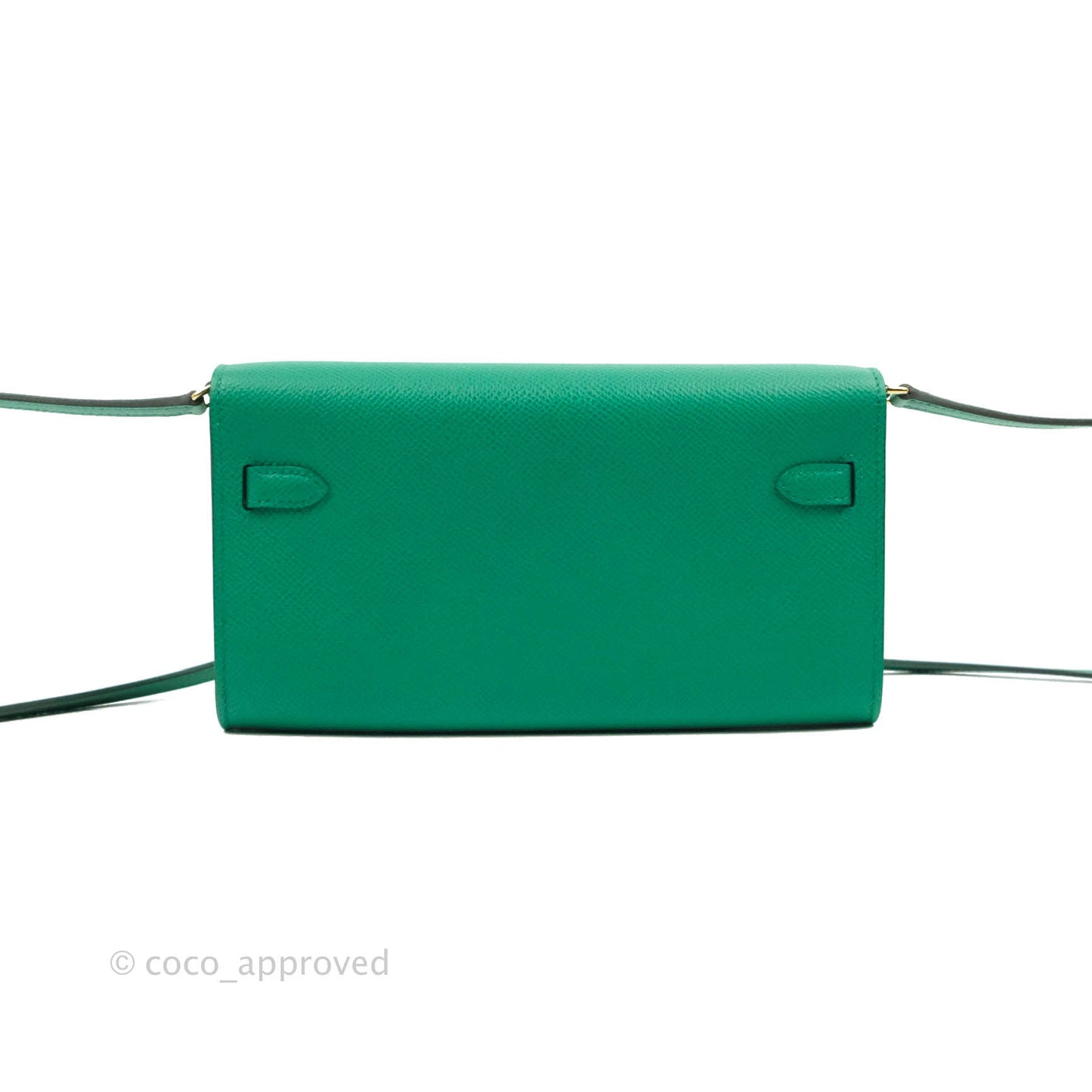 Hermès Kelly To Go Wallet Veau Epsom 06 Vert Jade Gold Hardware