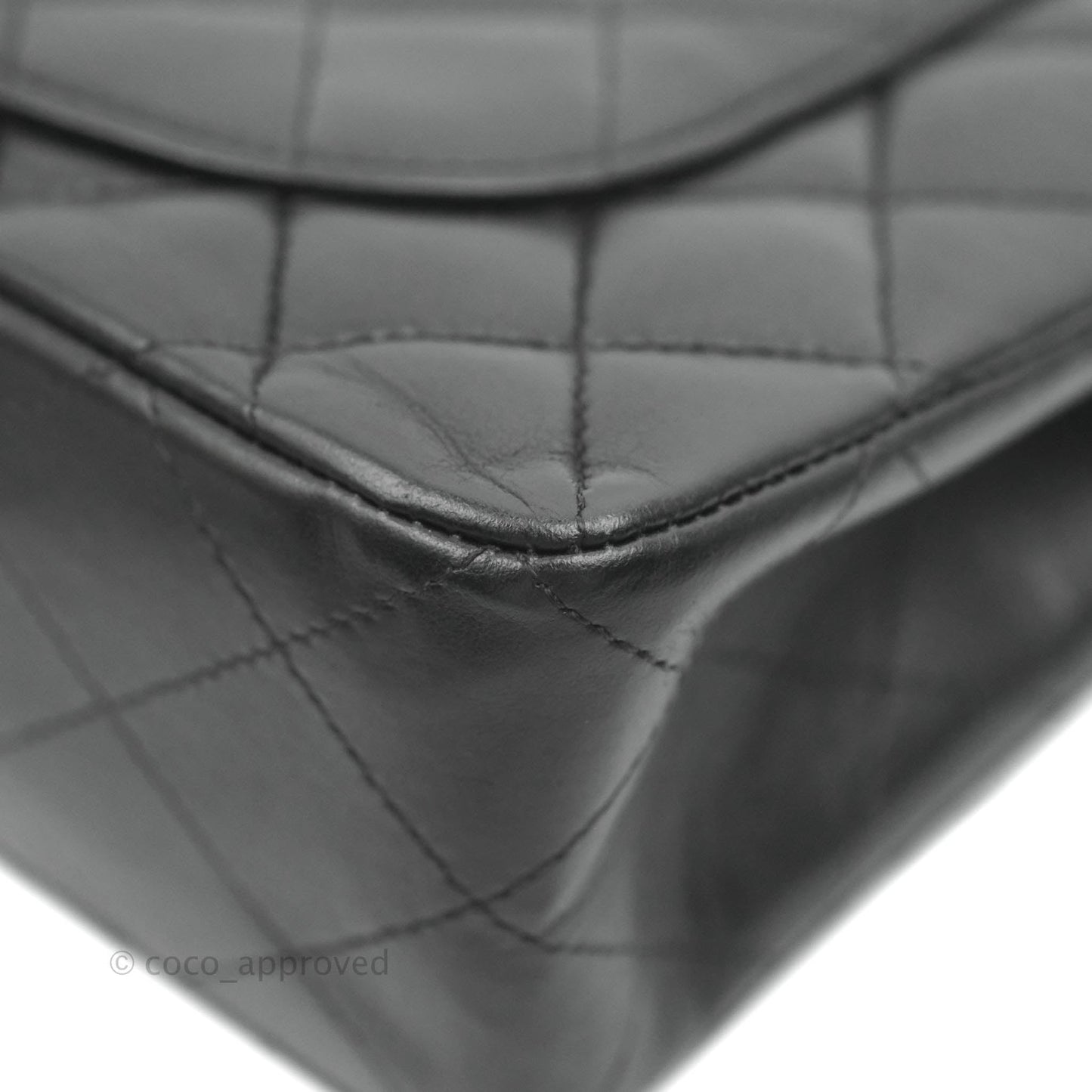 Chanel Small Classic Quilted Flap Black Lambskin Silver Hardware