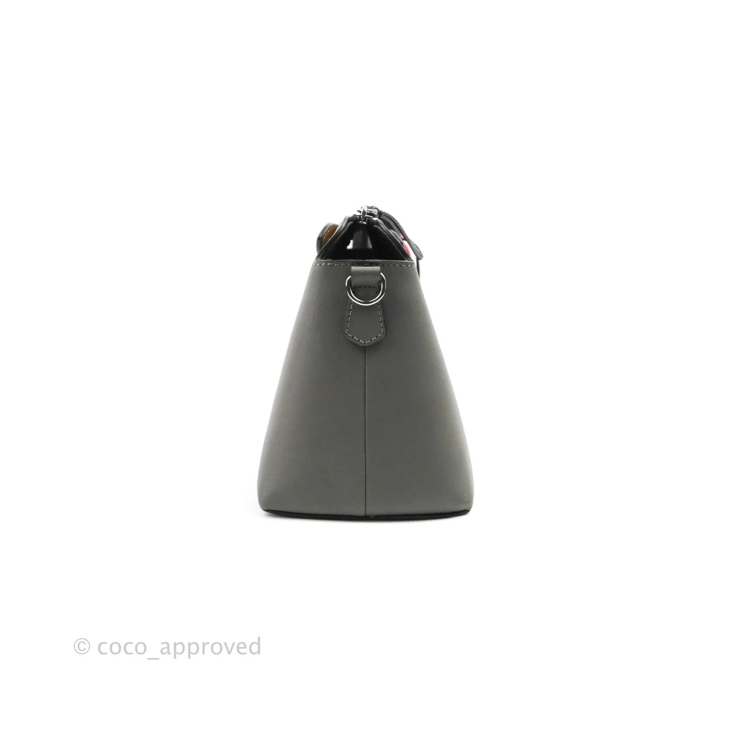 Fendi Medium By The Way Multicolour grey/Tan Grained Leather