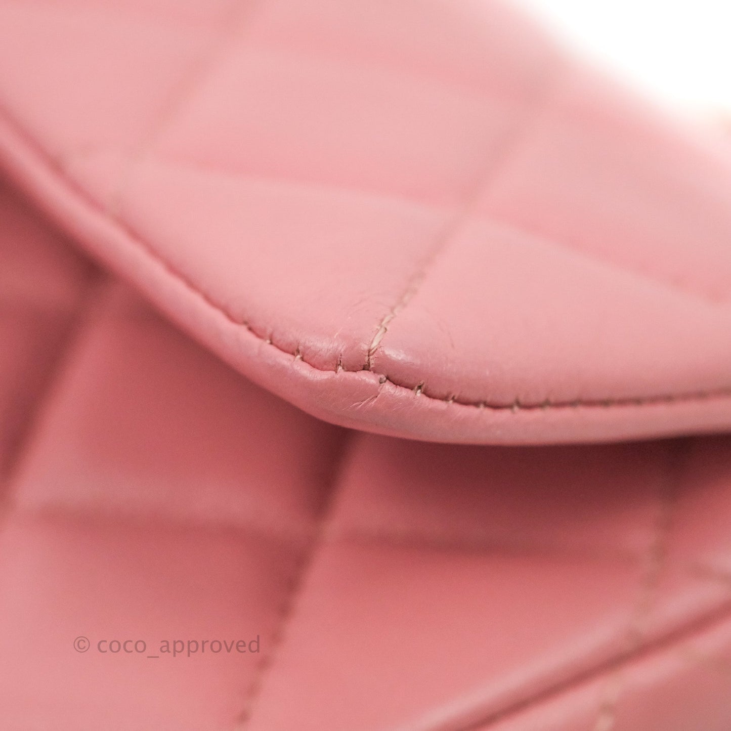 Chanel Quilted Mini Rectangular Flap Pink Lambskin Gold Hardware