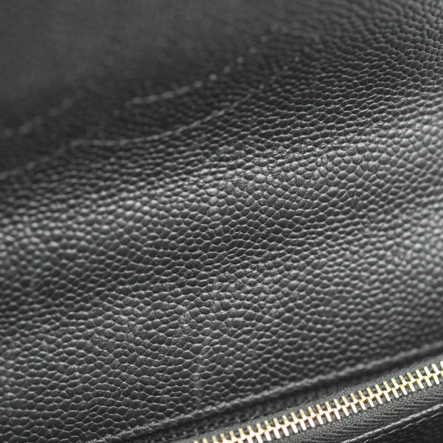 Chanel Chic Affinity Small Grained Calfskin Black Aged Gold Hardware