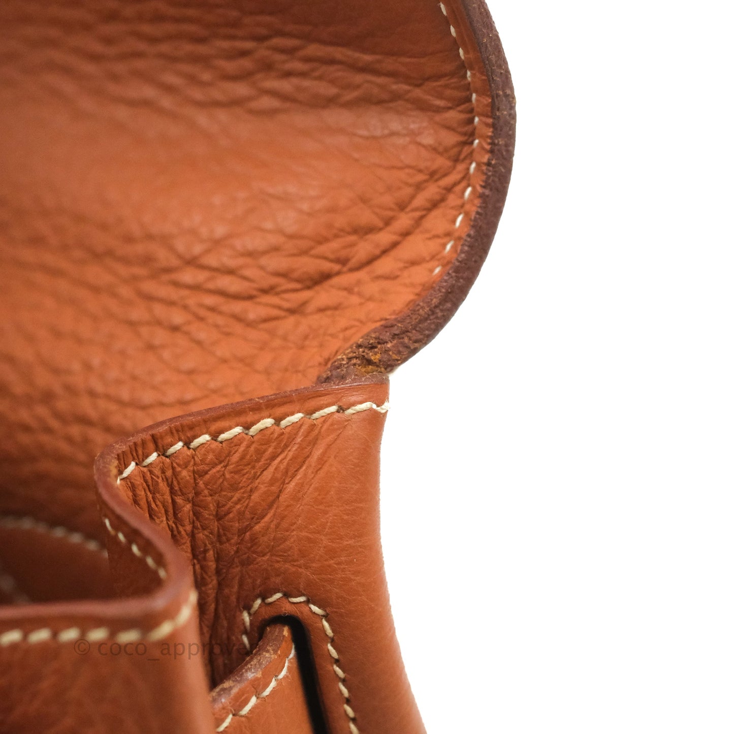 Hermès Kelly 32 Retourne Gold Clemence Gold Hardware