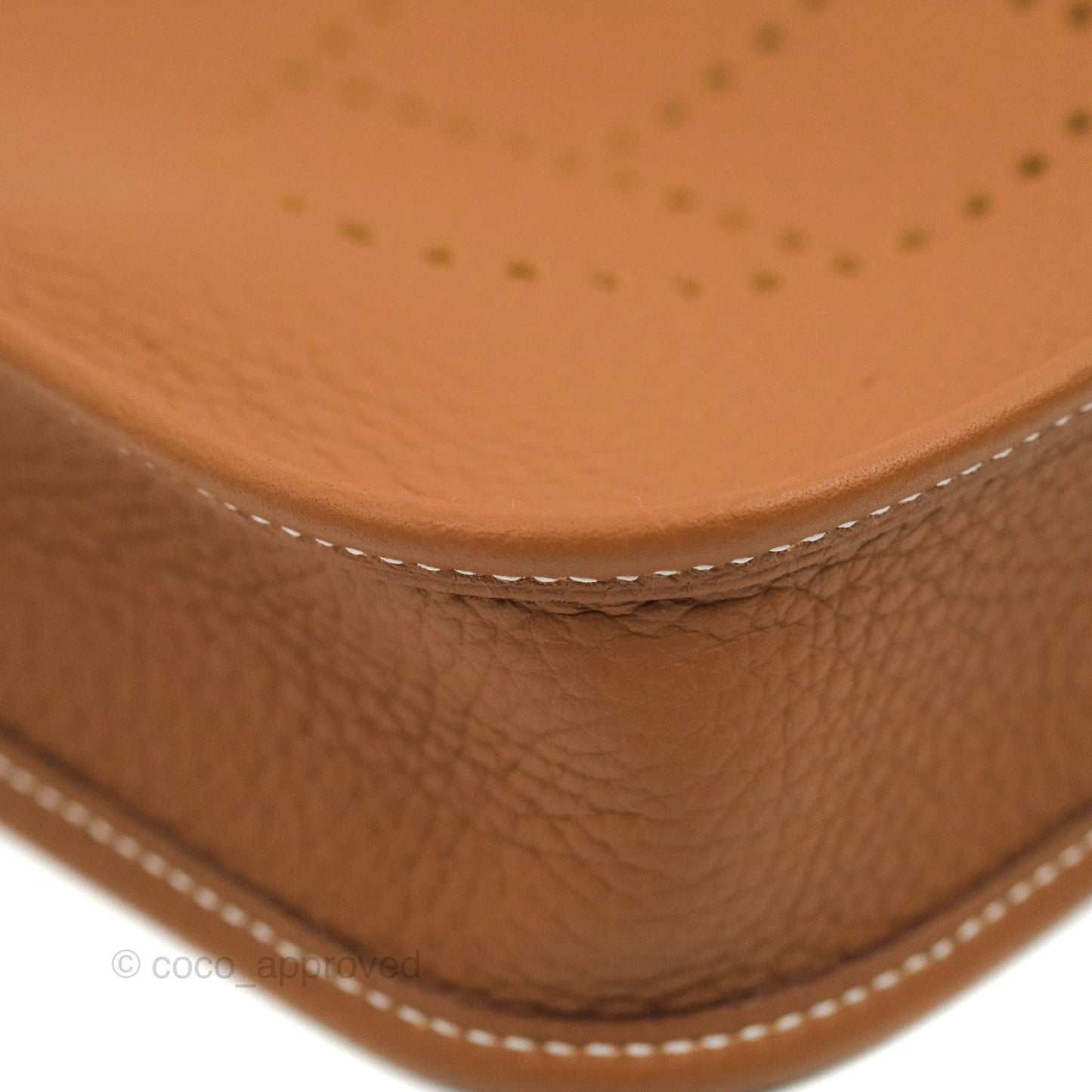 Hermès Mini Evelyne 16 Gold Clemence Palladium Hardware