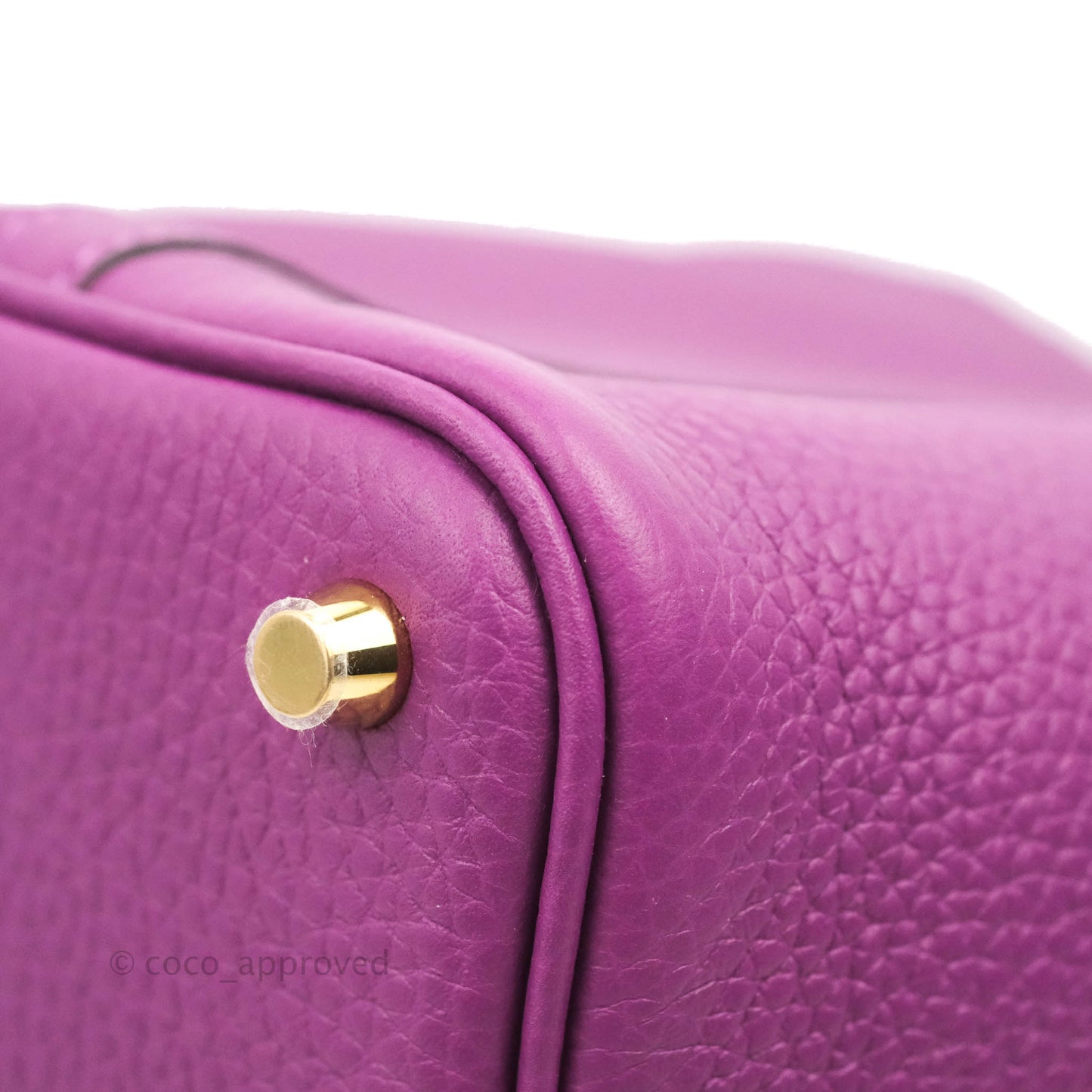 Hermès Picotin Lock 18 P9 Anemone Clemence Gold Hardware
