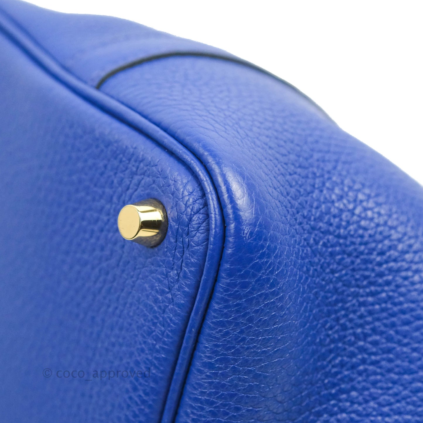 Hermès Picotin Lock 18 PM Bleu Clemence Gold Hardware