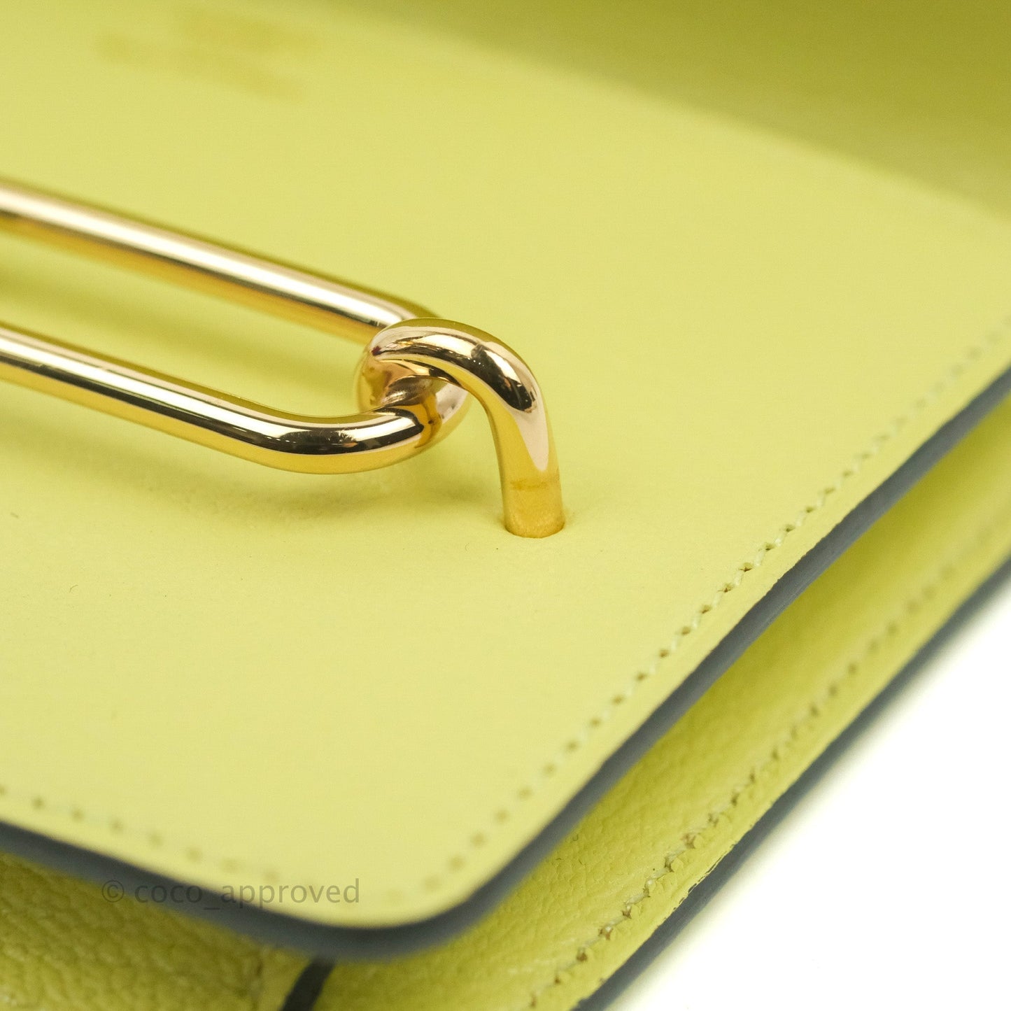Hermès Roulis Slim Wallet Chevre Mysore Jaune Bourgeon Gold Hardware