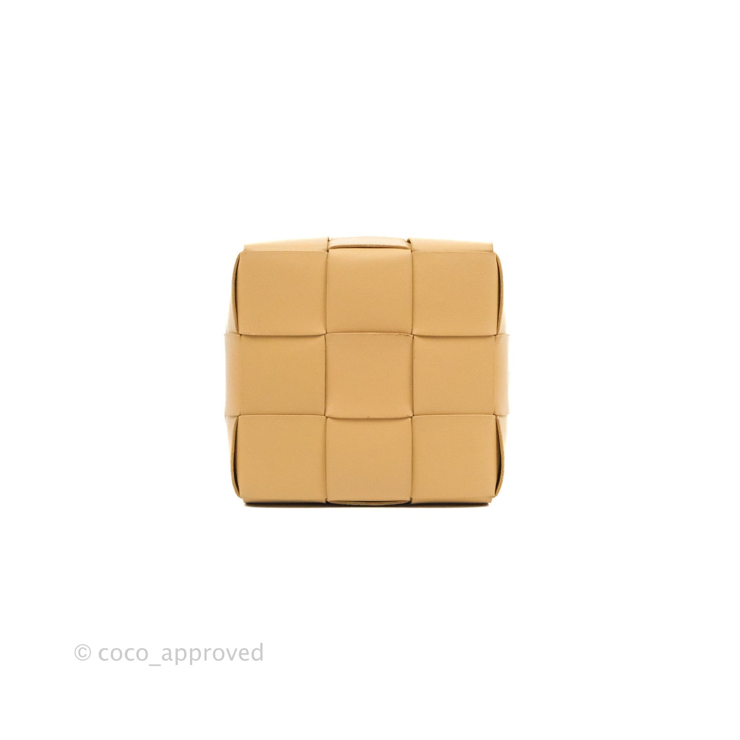 Bottega Veneta Small Cassette Bucket Bag Almond Lambskin