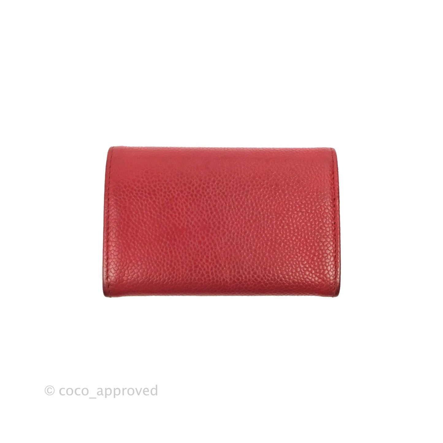 Chanel Timeless Business Card Holder Interlocking CC Logo Wallet