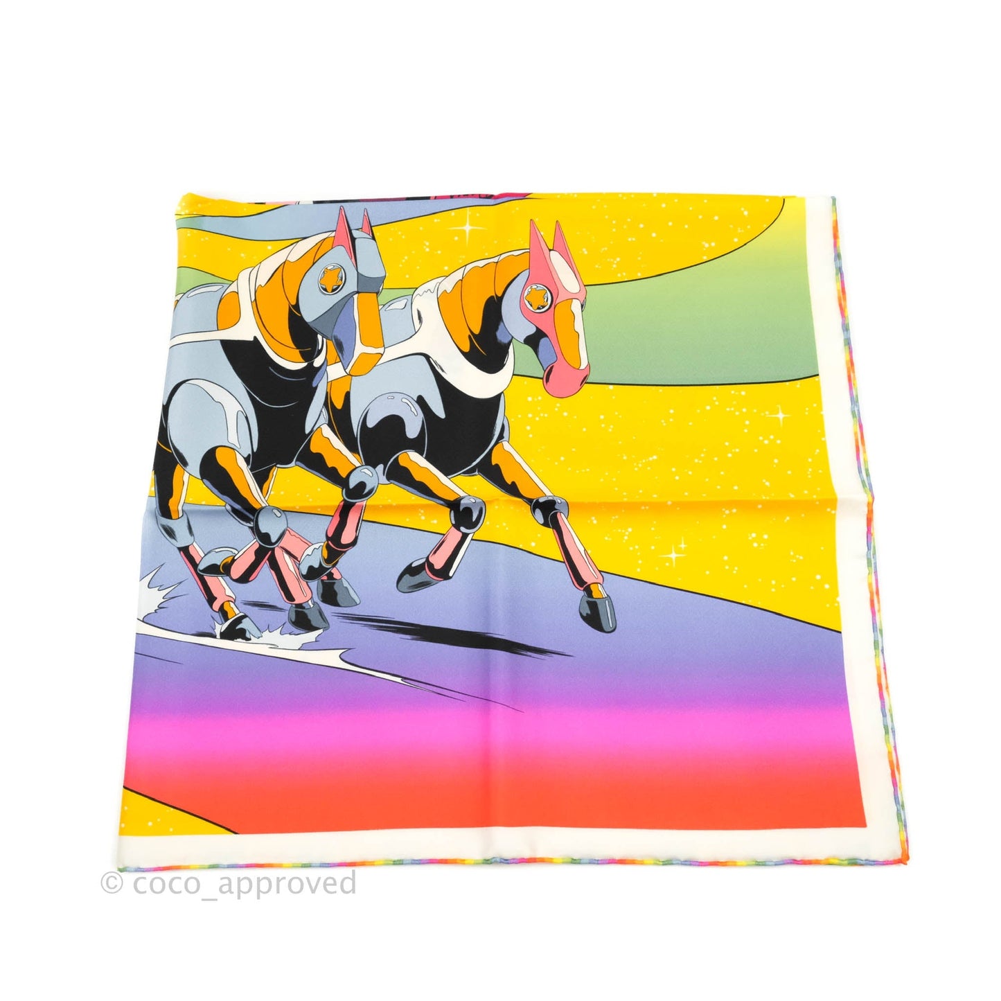 Hermès Space Derby scarf 90