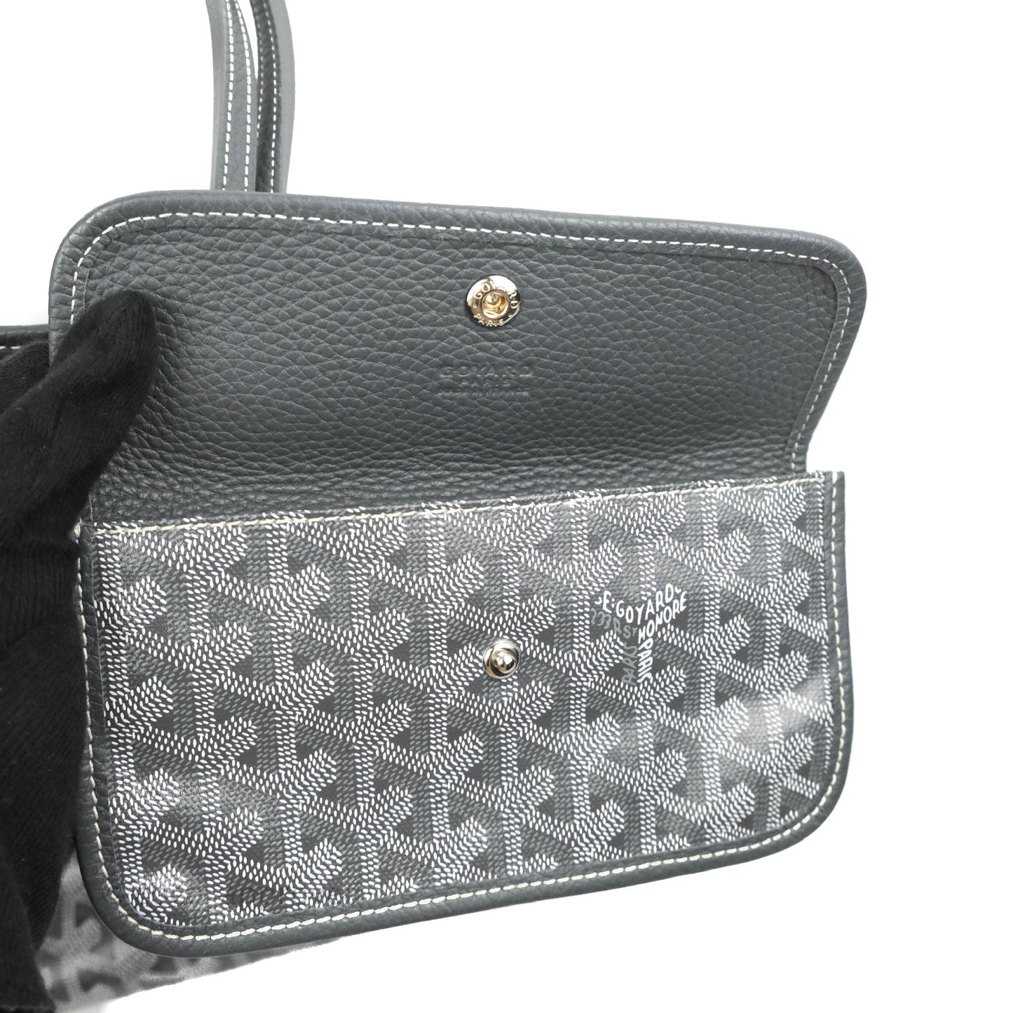 Goyard Goyardine Grey Sac Hardy PM