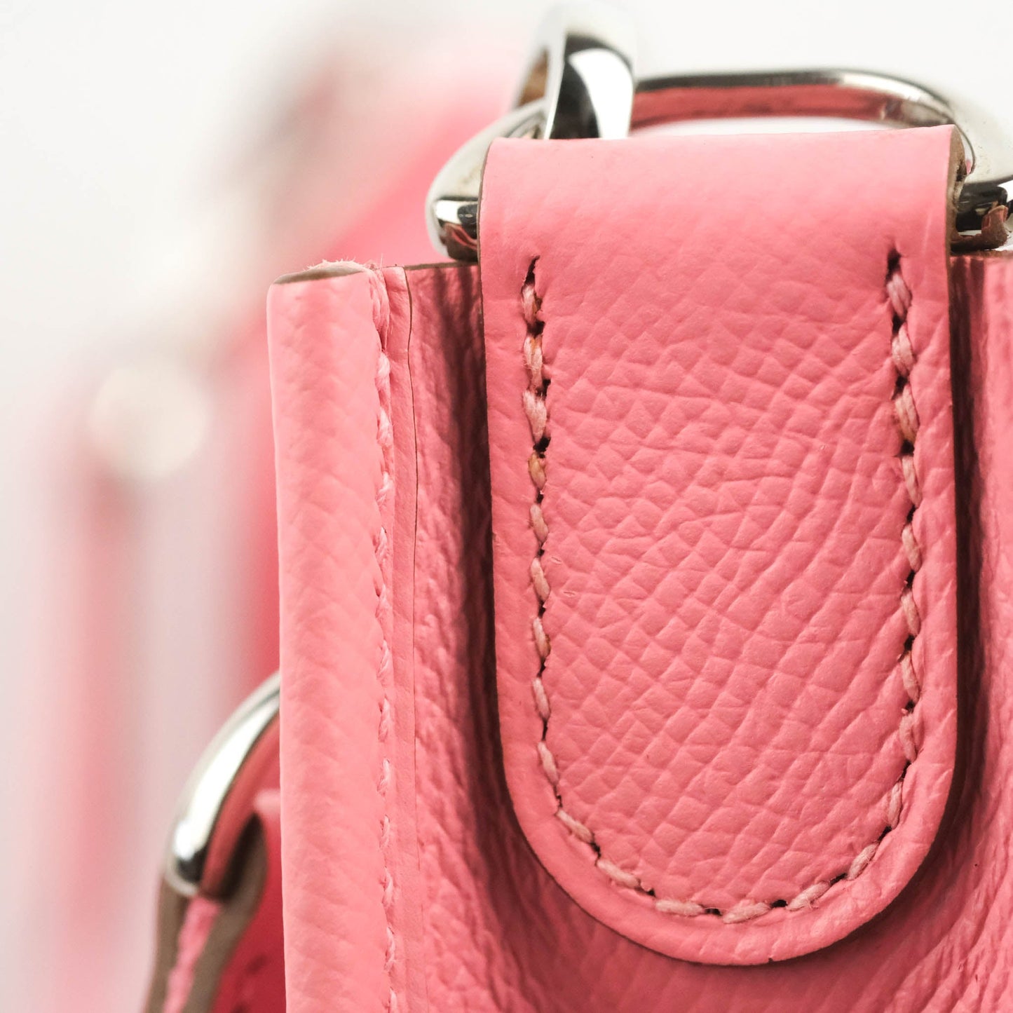 Hermes Evelyne Poche III 29 Veau Epsom 10 Rose Confetti Palladium Hardware