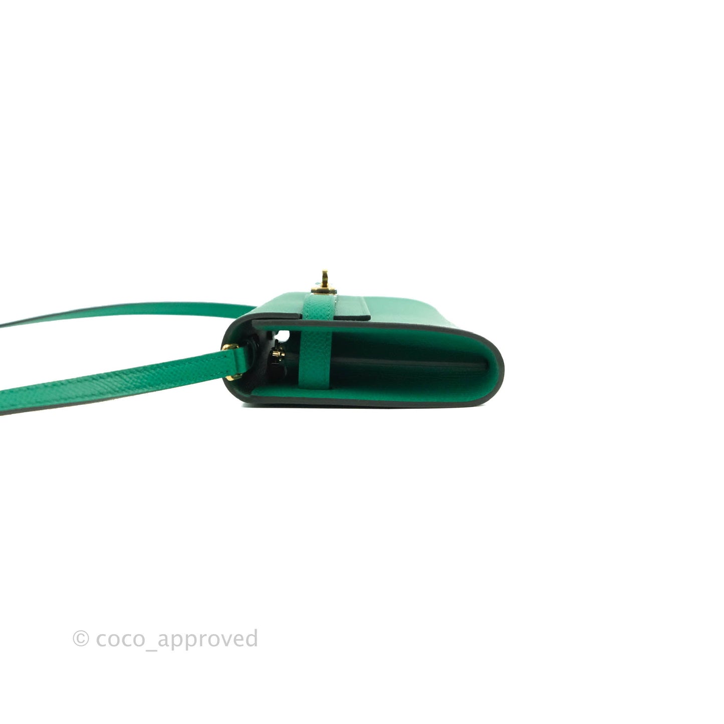 Hermès Kelly To Go Wallet Veau Epsom 06 Vert Jade Gold Hardware