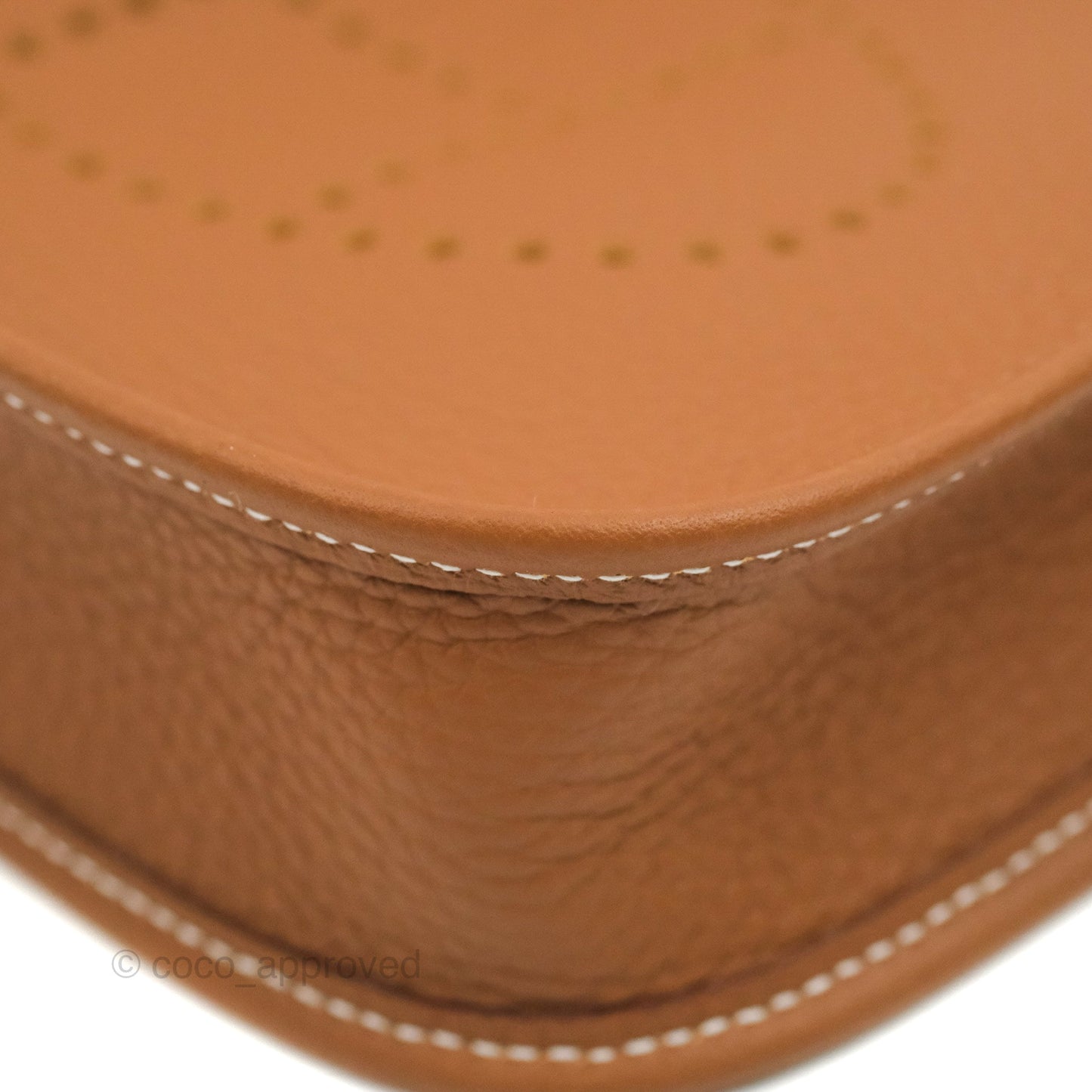 Hermès Mini Evelyne 16 Gold Clemence Palladium Hardware