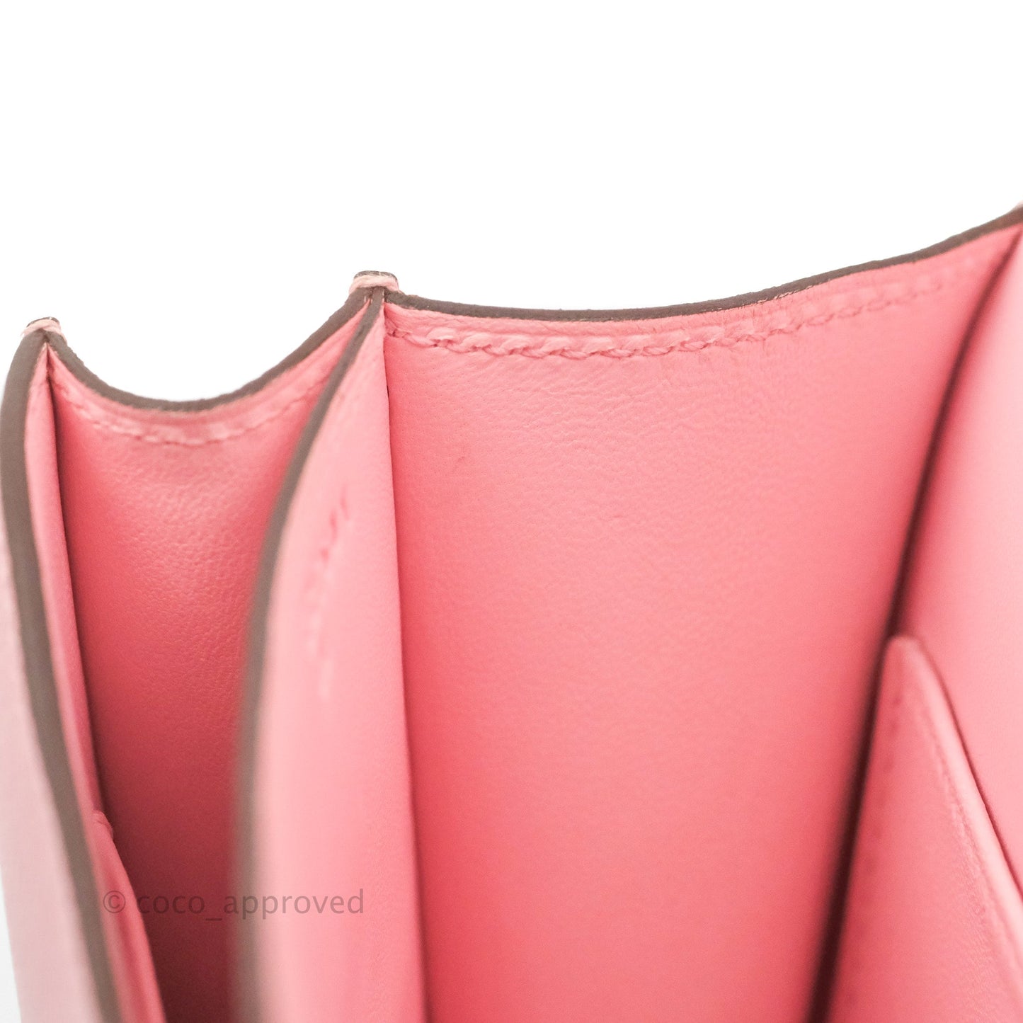 Hermès Constance III Mini 18cm Sakura Chevre Mysore Palladium Hardware