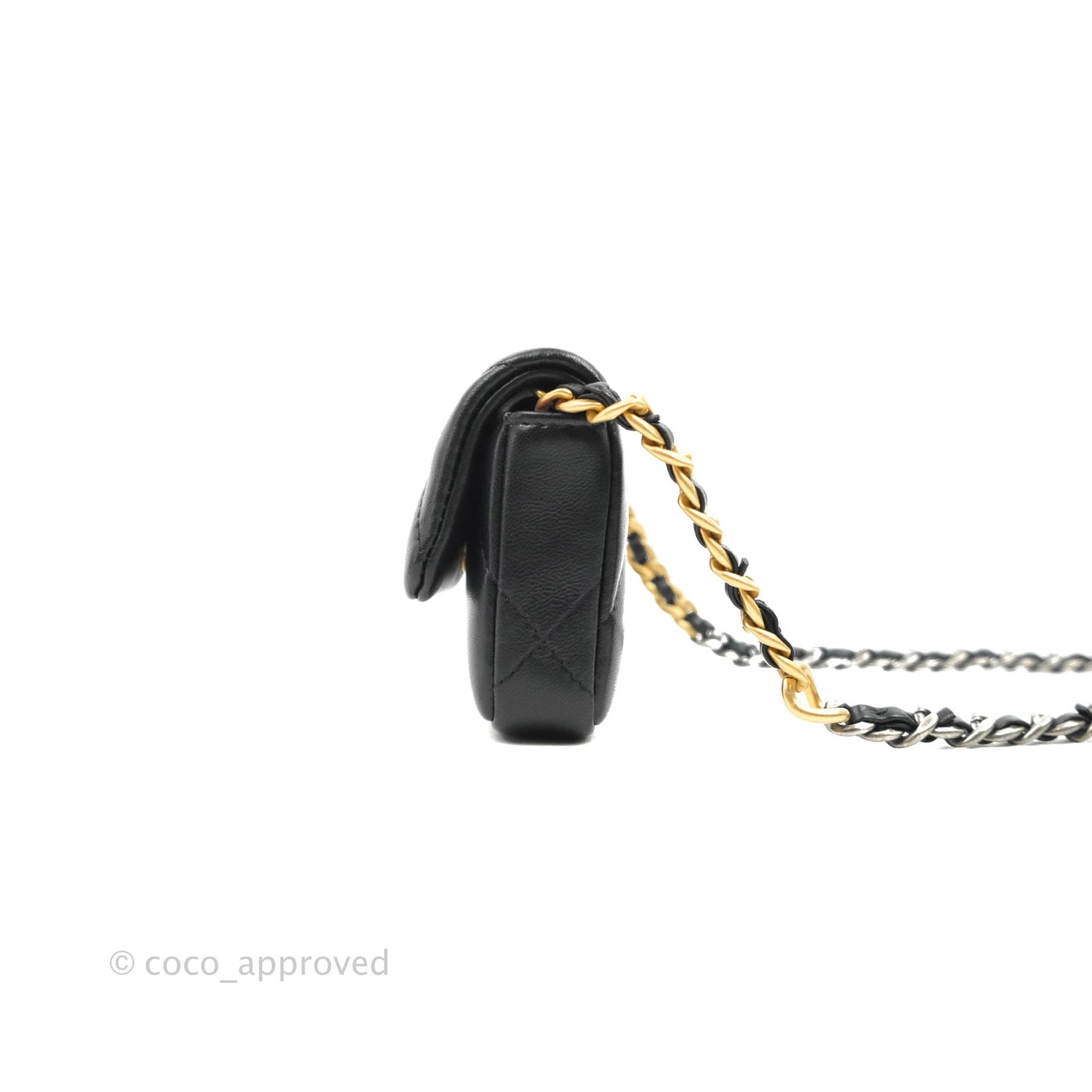 Chanel 19 Belt Bag Black Mixed Hardware